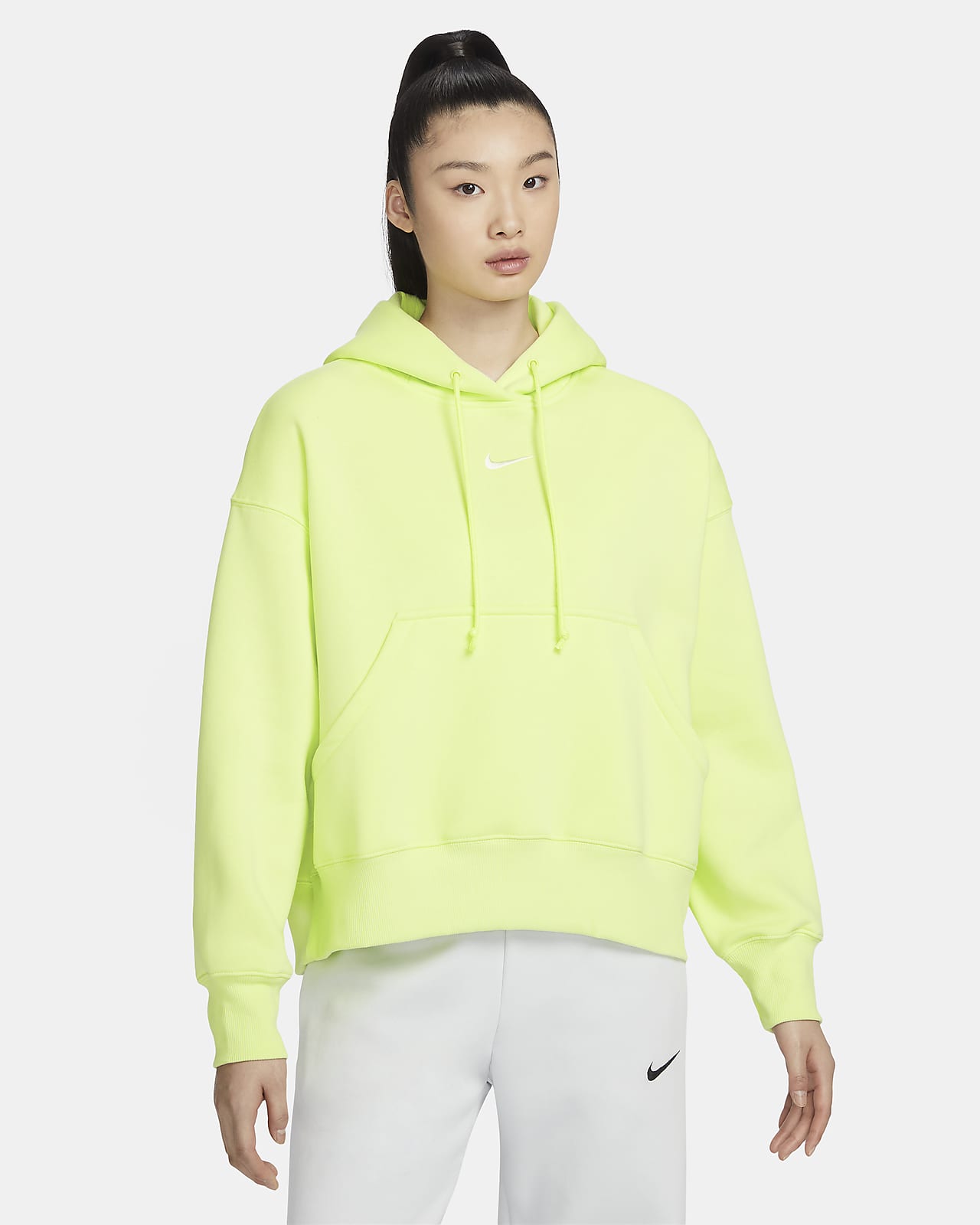 Женская толстовка Nike Sportswear Phoenix Fleece желтая