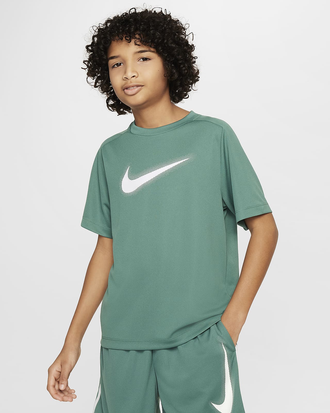 Детский топ Nike Multi Dri-FIT белый