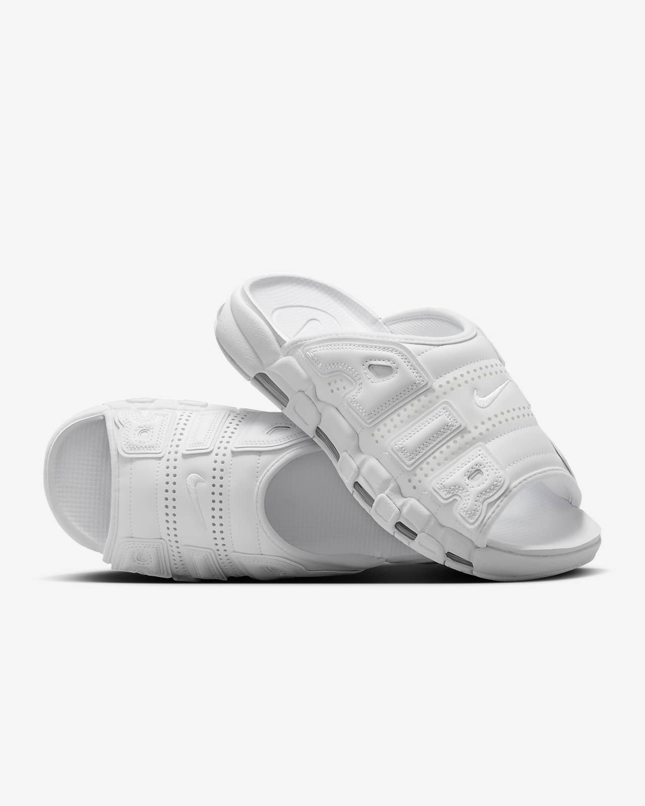 Мужские сланцы Nike Air More Uptempo Slide белые