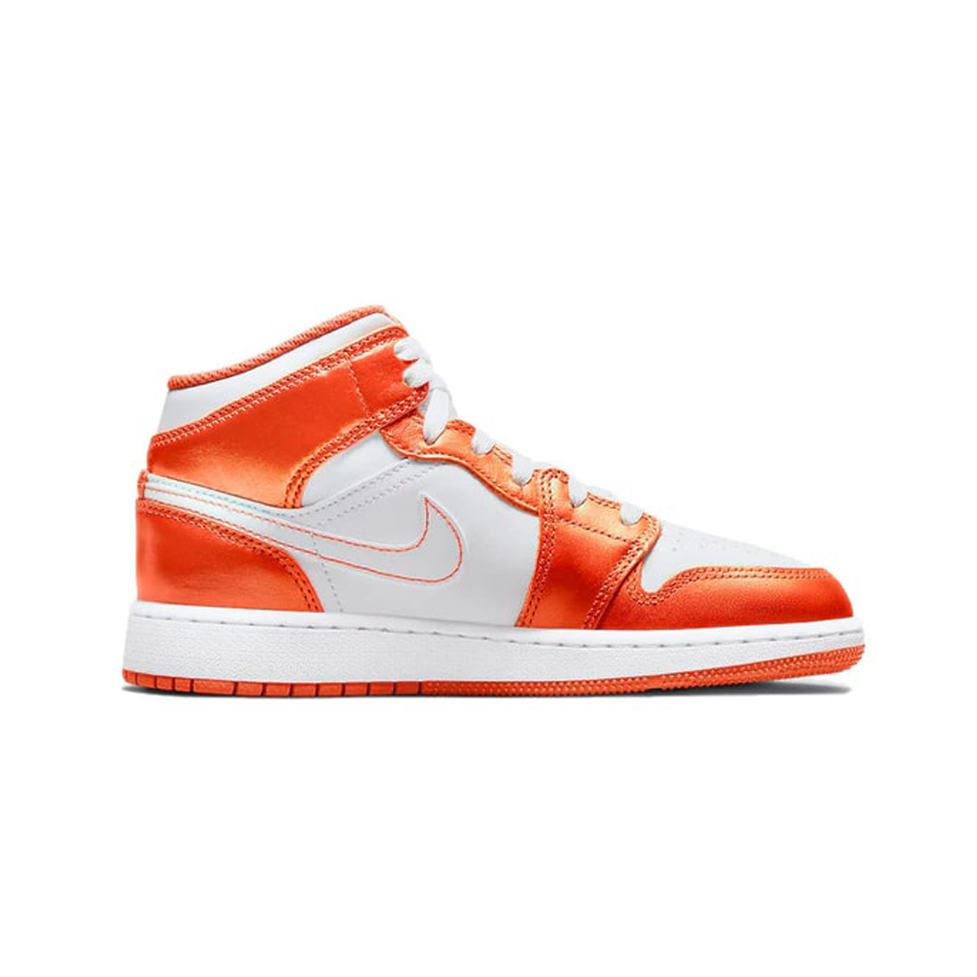 Кроссовки Nike Air Jordan 1 Mid SE GS Electro Orange