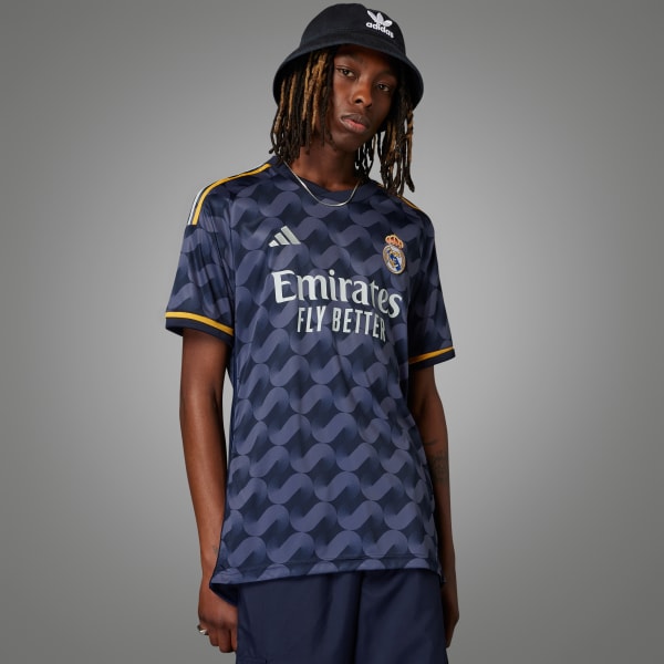 Мужская футбольная форма adidas Real Madrid 23/24 Away Jersey (Синяя)