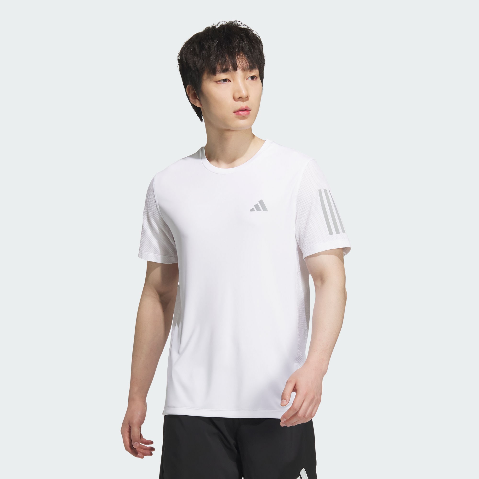 Мужская футболка adidas OWN THE RUN COOLER T-SHIRT белая