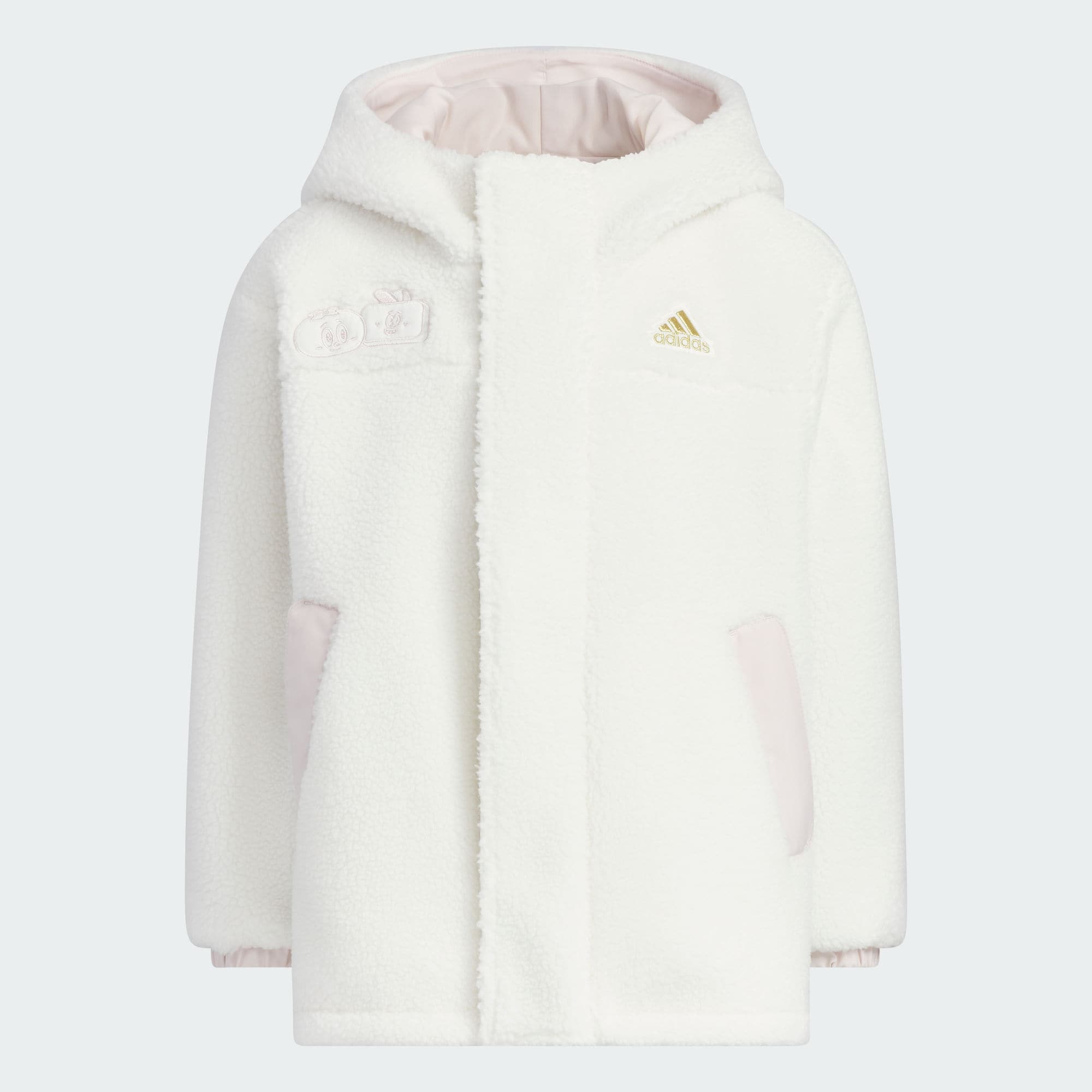 Детская куртка adidas PEMSLOU REVERSIBLE WARM JACKET белая