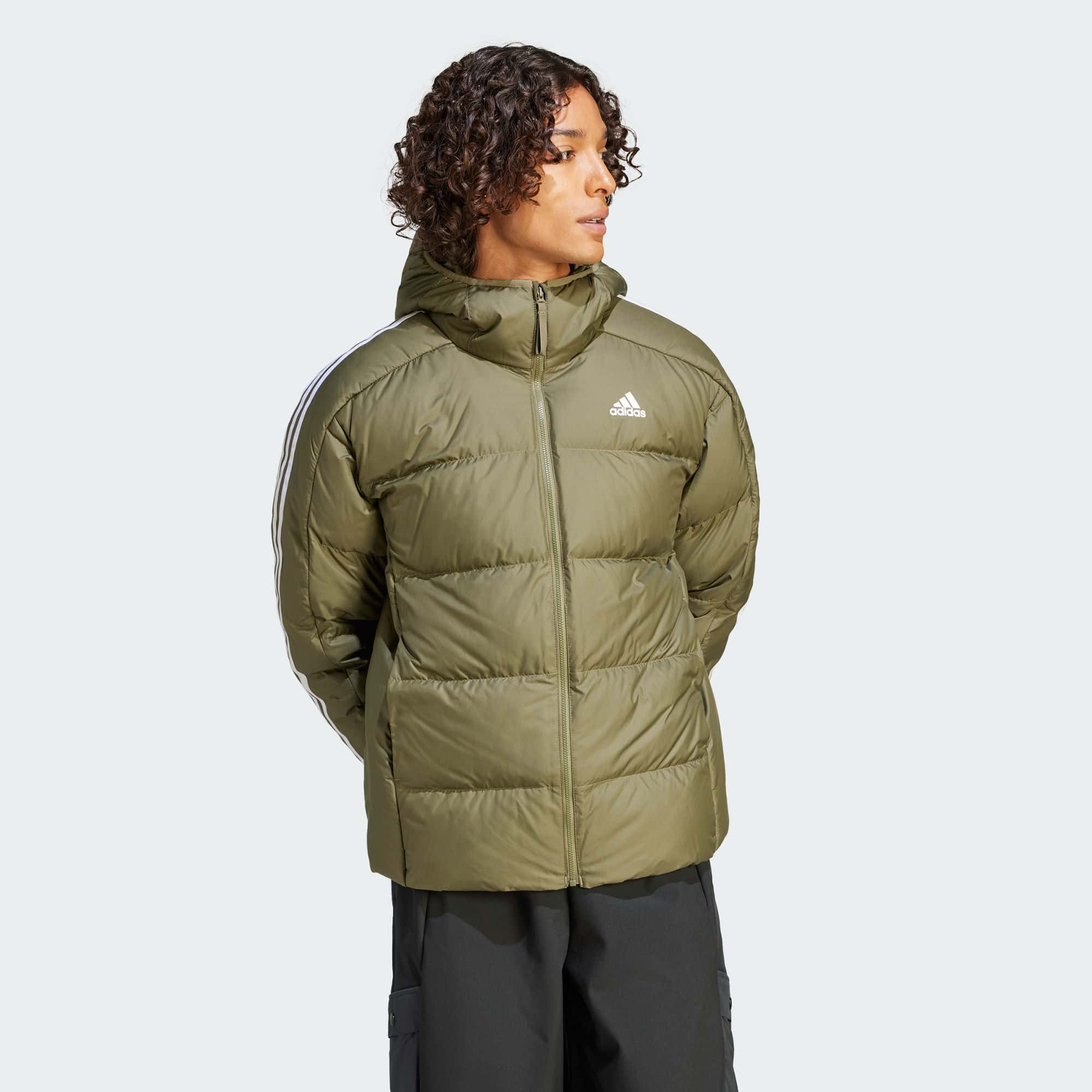 Мужская куртка adidas ESSENTIALS DOWN HOODED JACKET