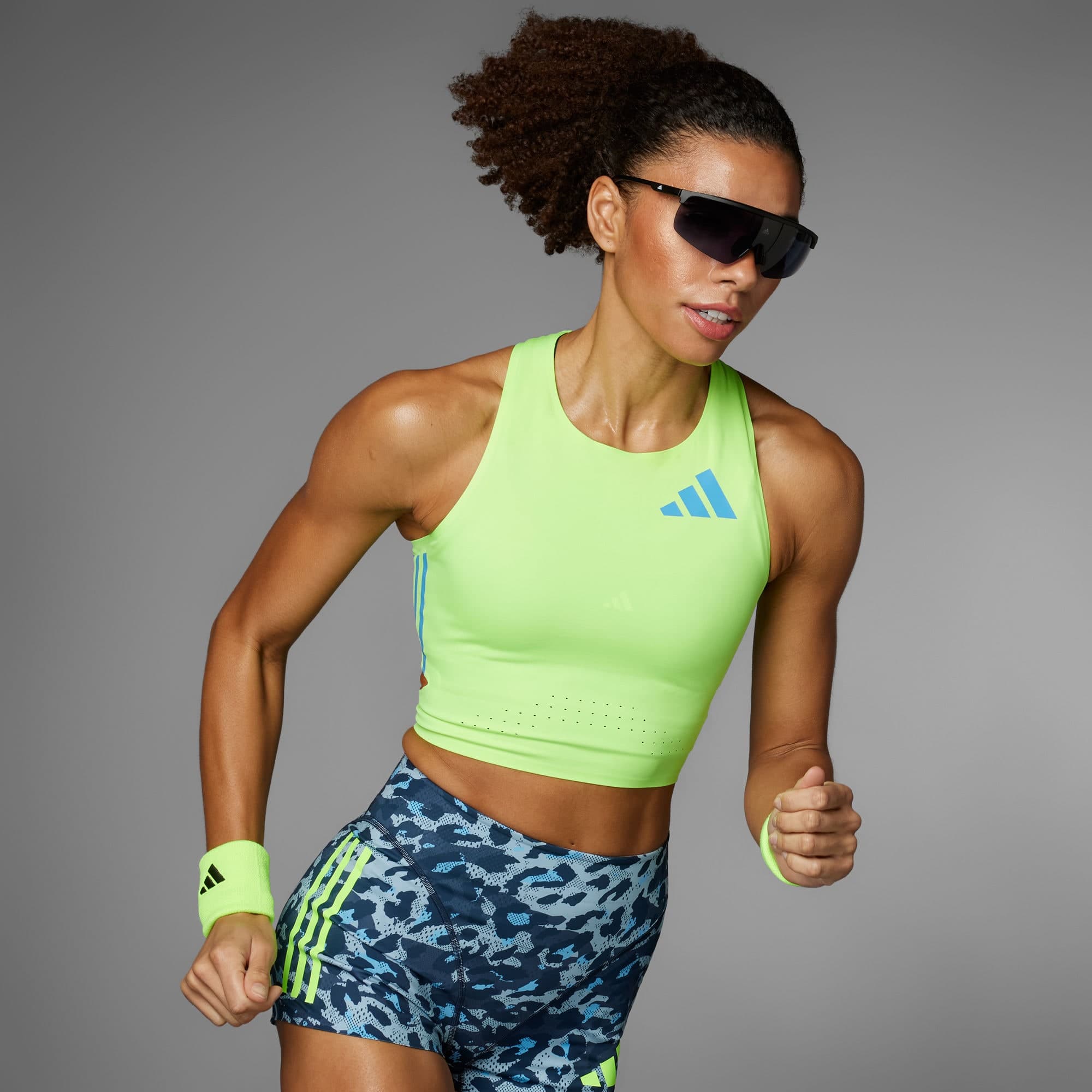 Женский топ adidas ROAD TO RECORDS CROP TOP