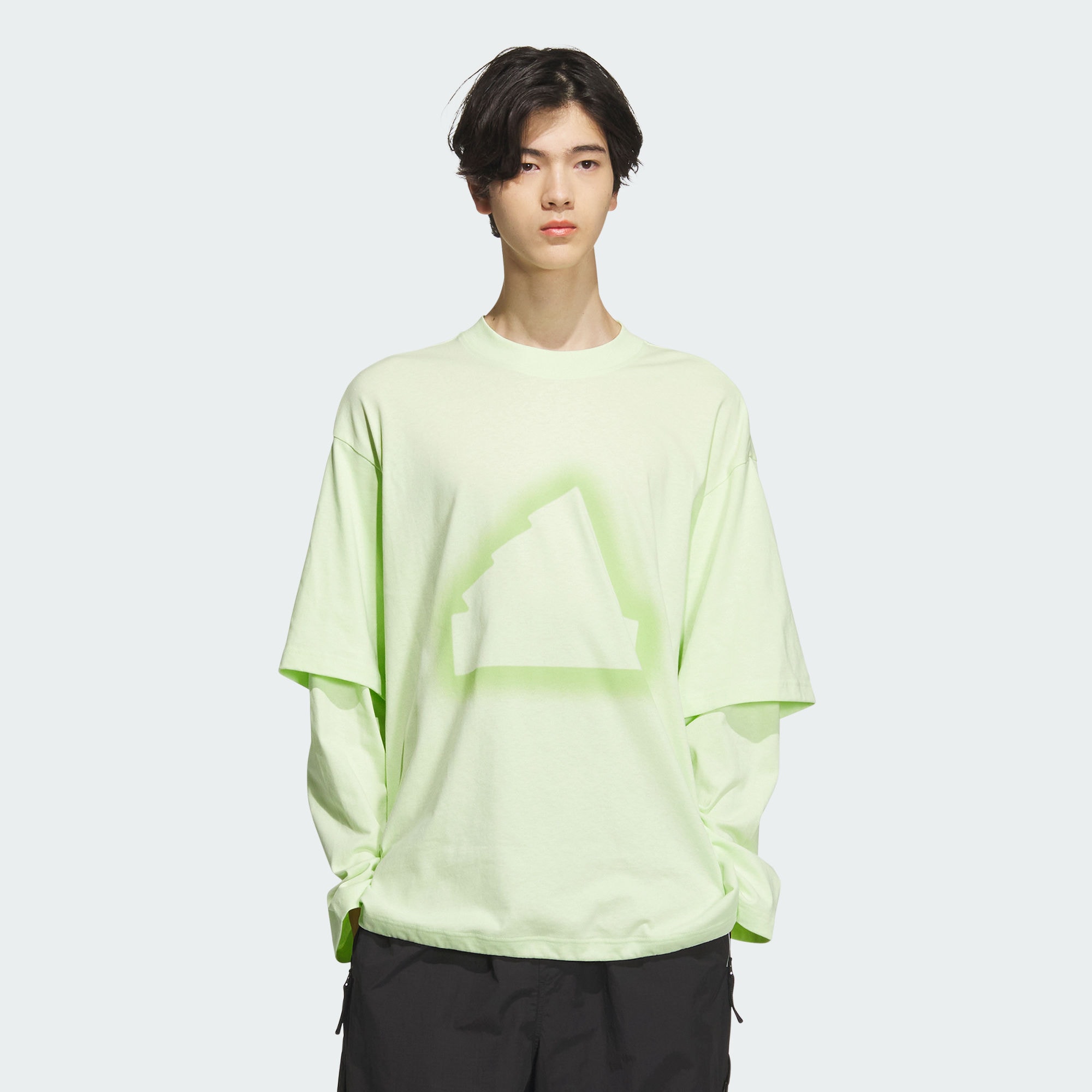 Мужской свитшот adidas FUTURE STYLE LONG-SLEEVE TOP зеленый