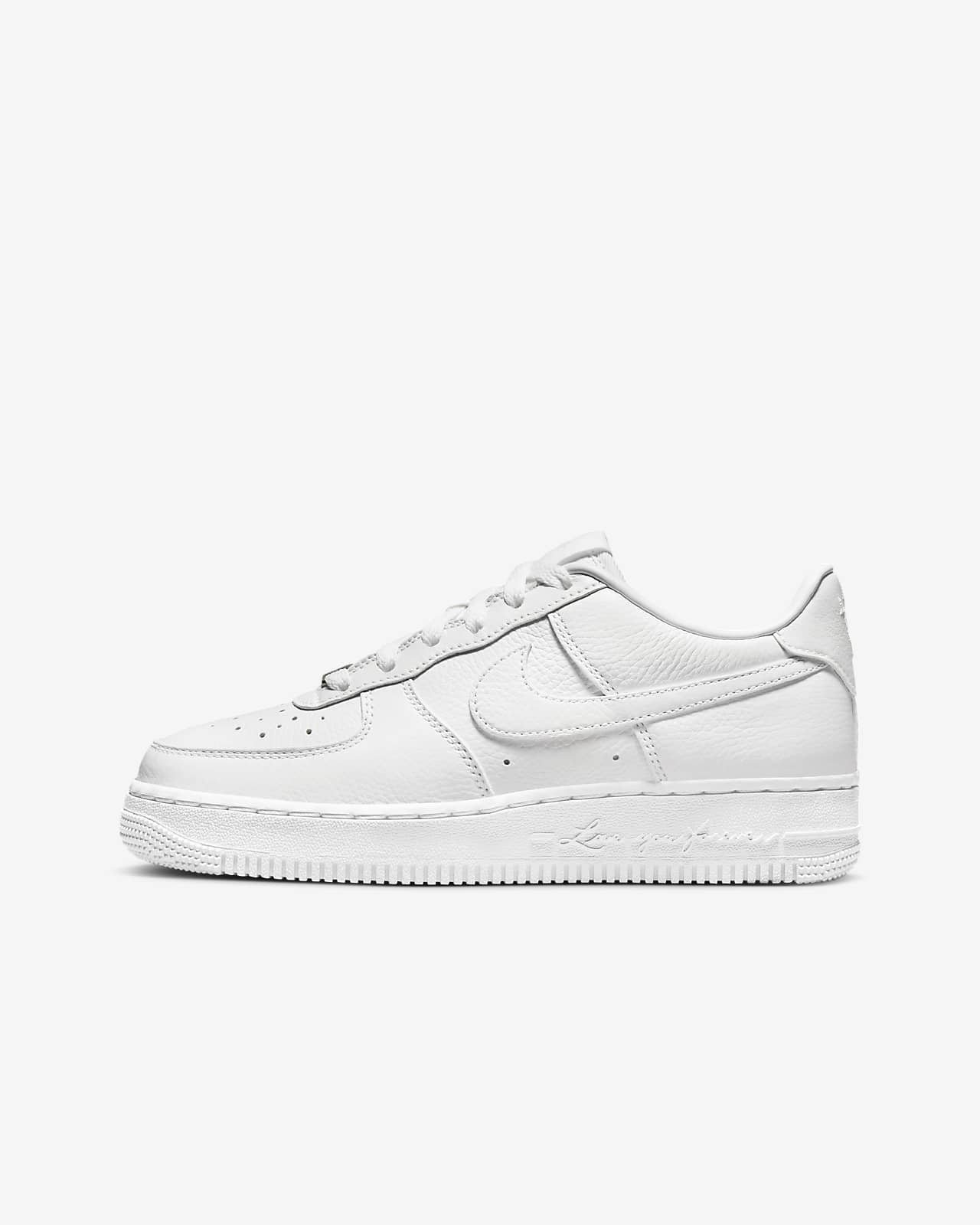 Детские кроссовки Nike Air Force 1 (GS) белые