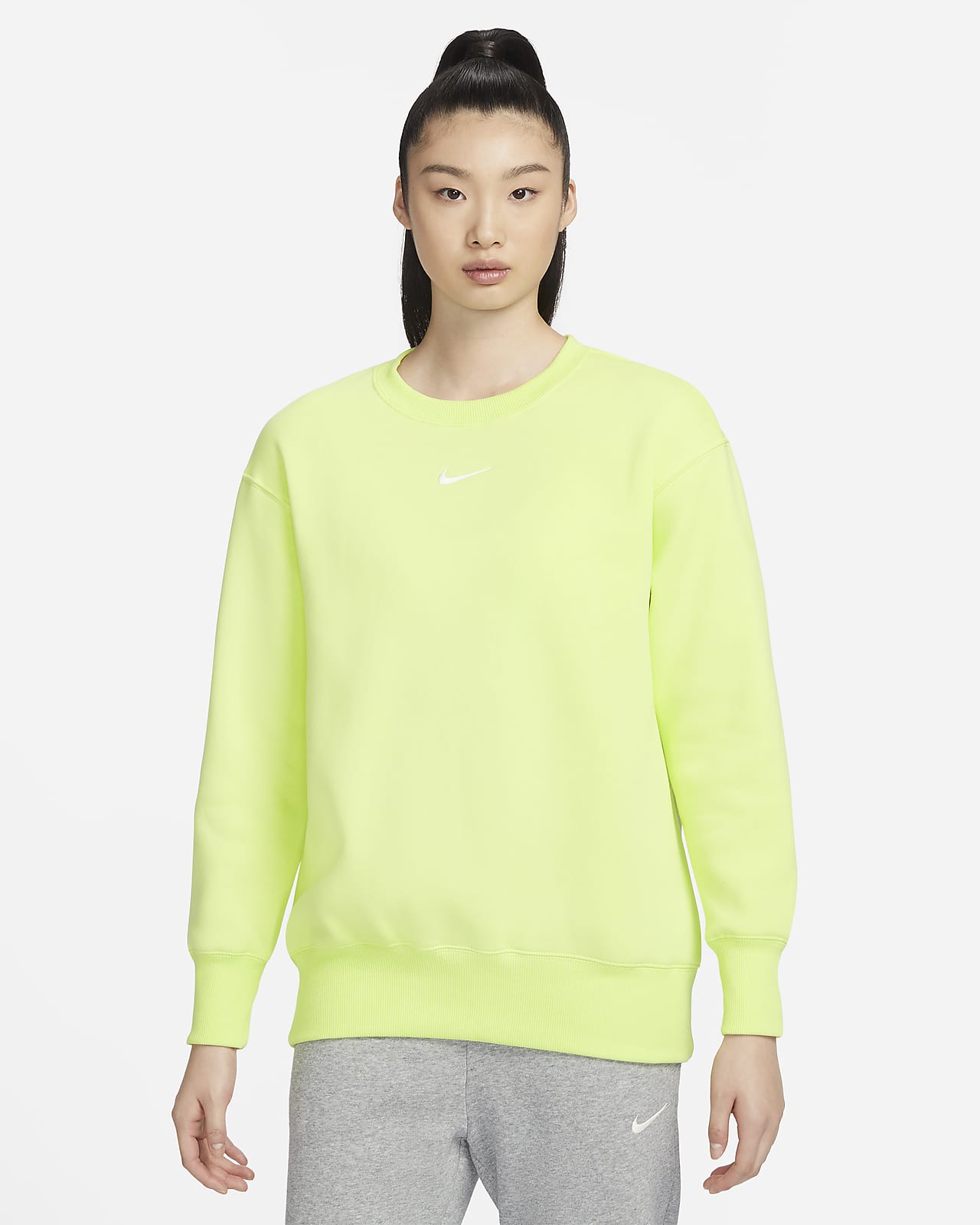 Женский свитшот Nike Sportswear Phoenix Fleece желтый