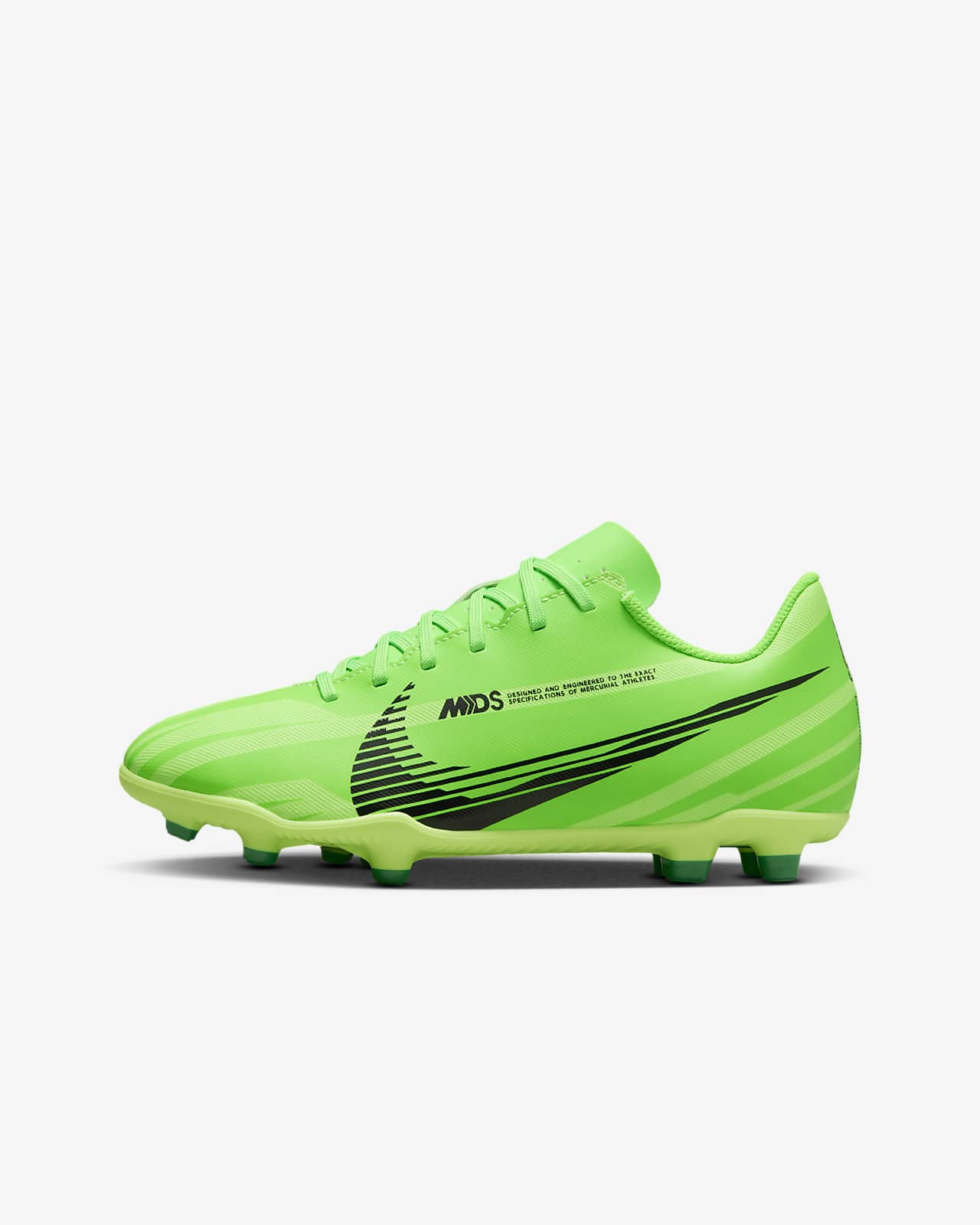 Детские бутсы Nike Jr Vapor 15 Club MDS FG/MG черные