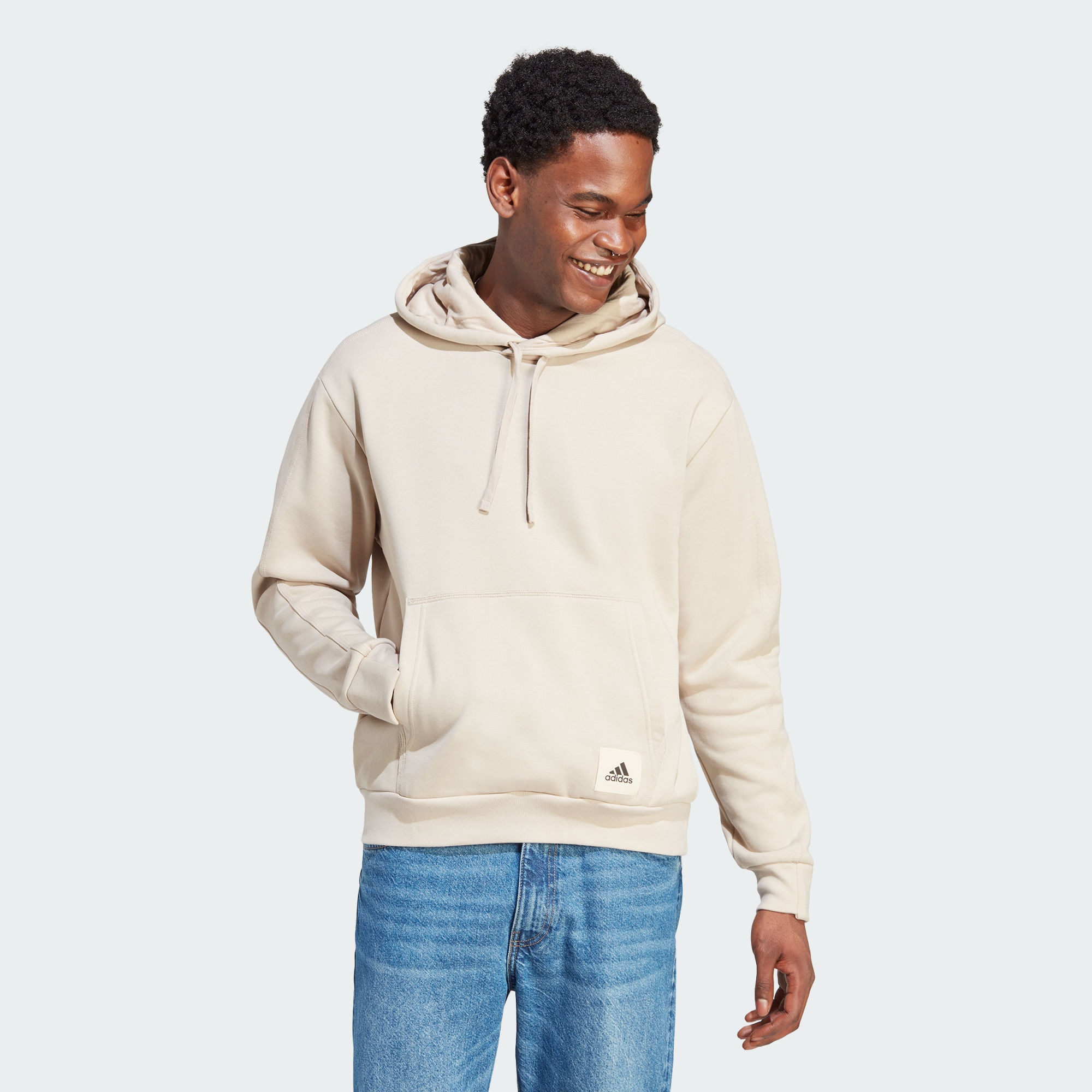 Мужское худи adidas LOUNGE FLEECE HOODIE