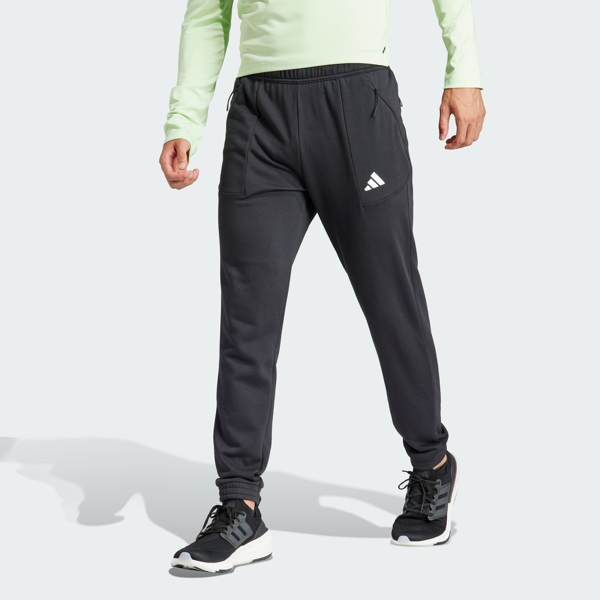 Мужские брюки adidas PUMP WORKOUT PANTS черно-белые