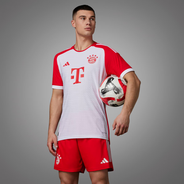 Мужская футбольная форма adidas FC Bayern 23/24 Home Authentic Jersey (Белая)