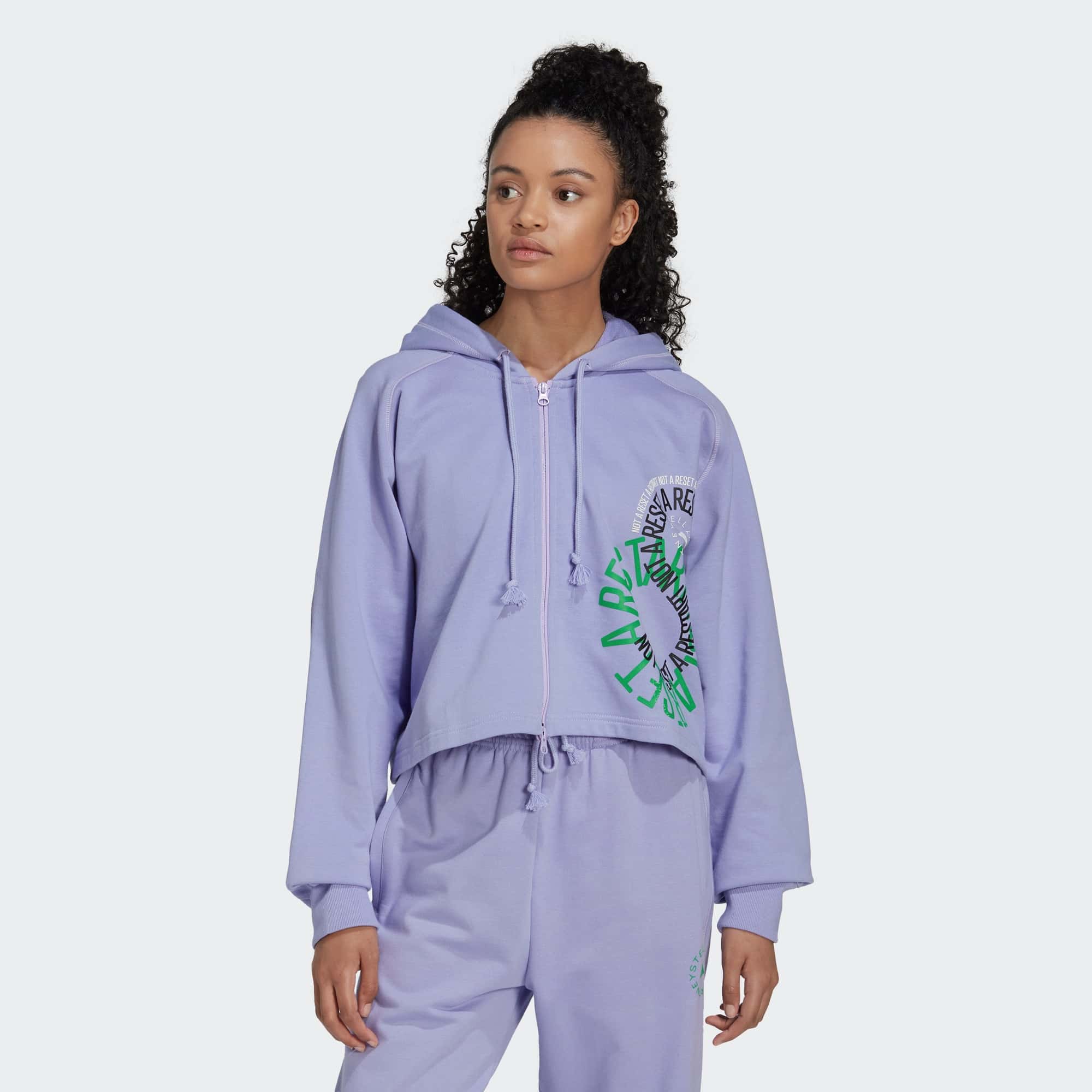 Женское худи adidas CROPPED HOODIE