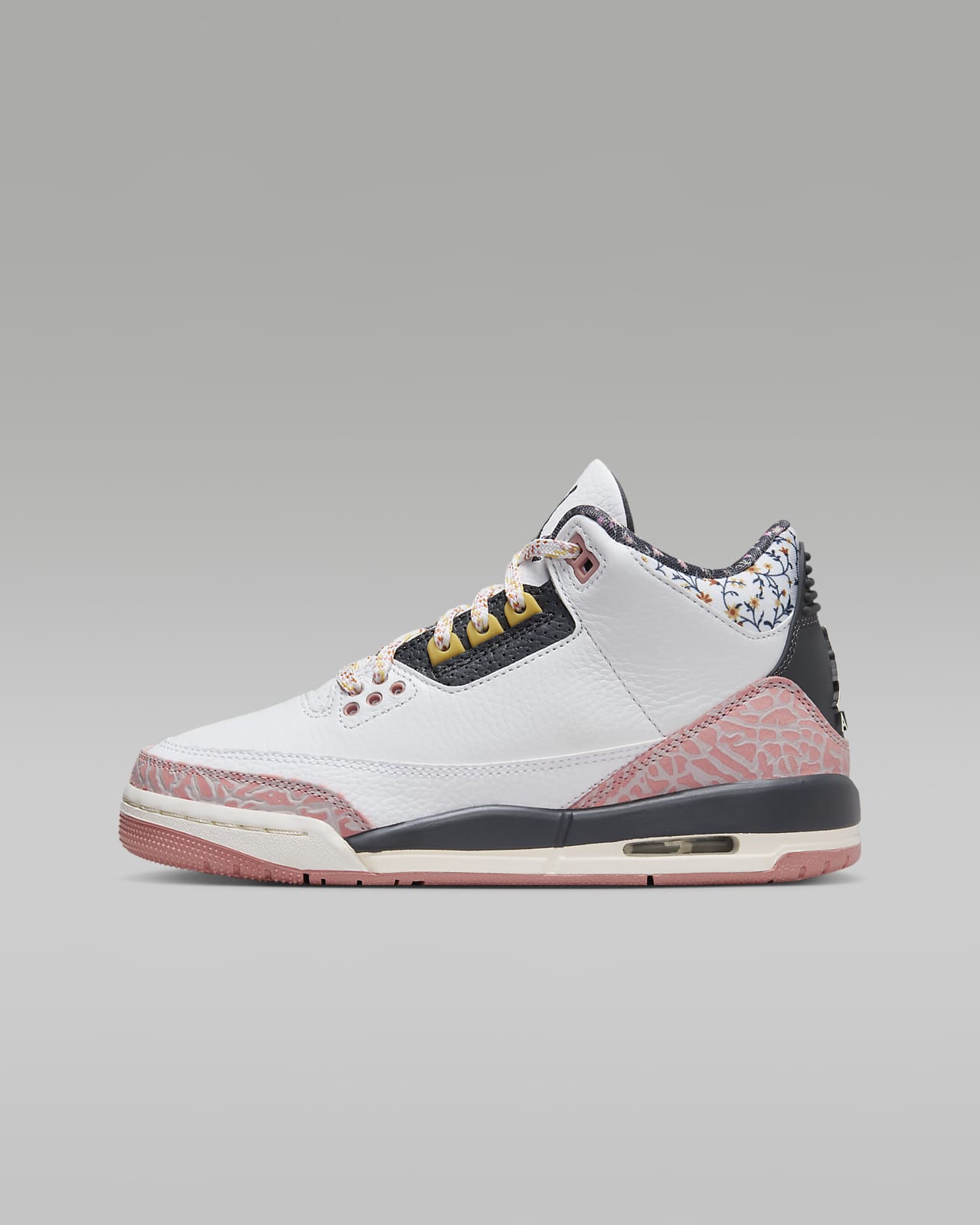 Детские кроссовки nike Air Jordan 3 Retro (GS) черные