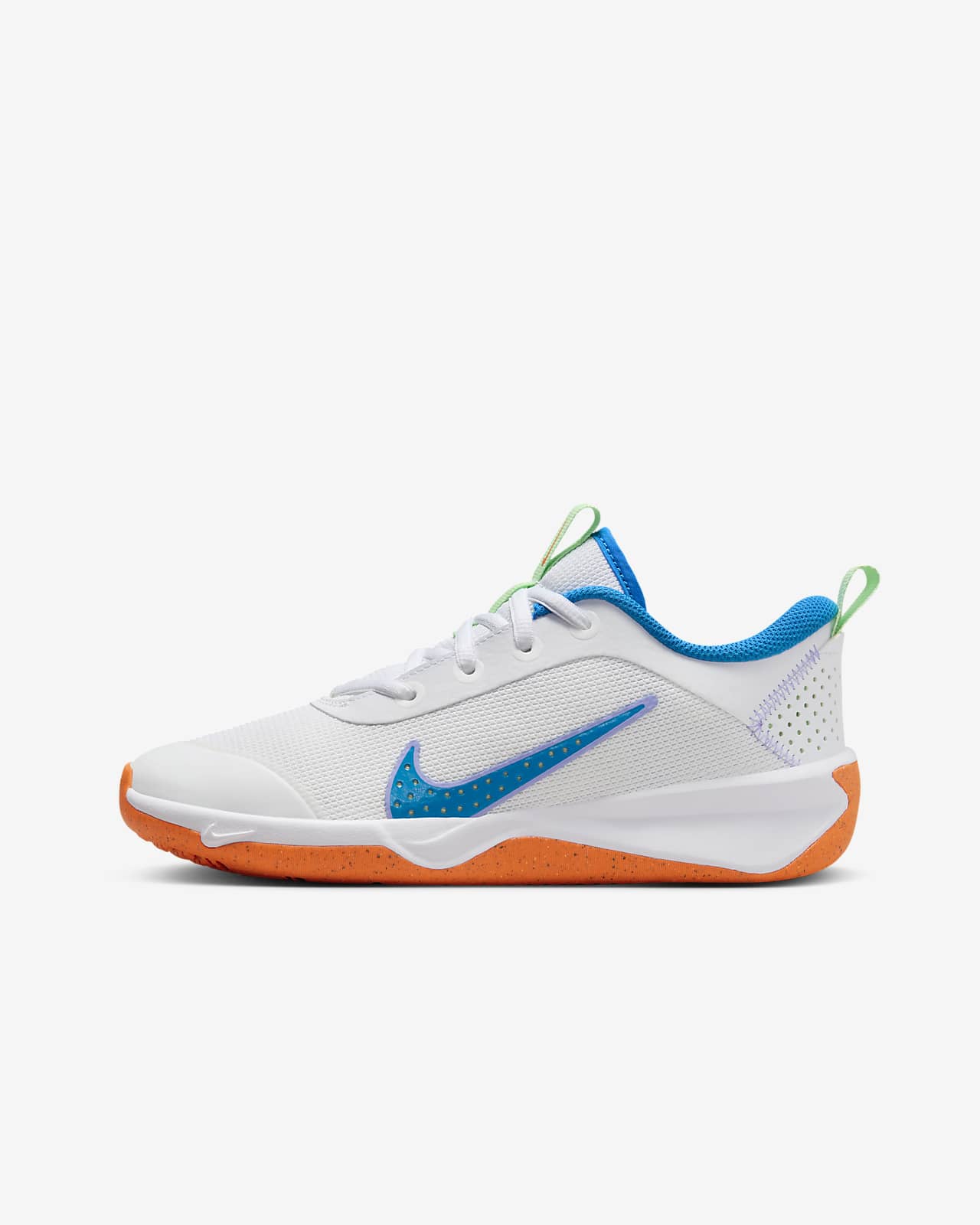 Детские кроссовки Nike Omni Multi-Court (GS) зеленые