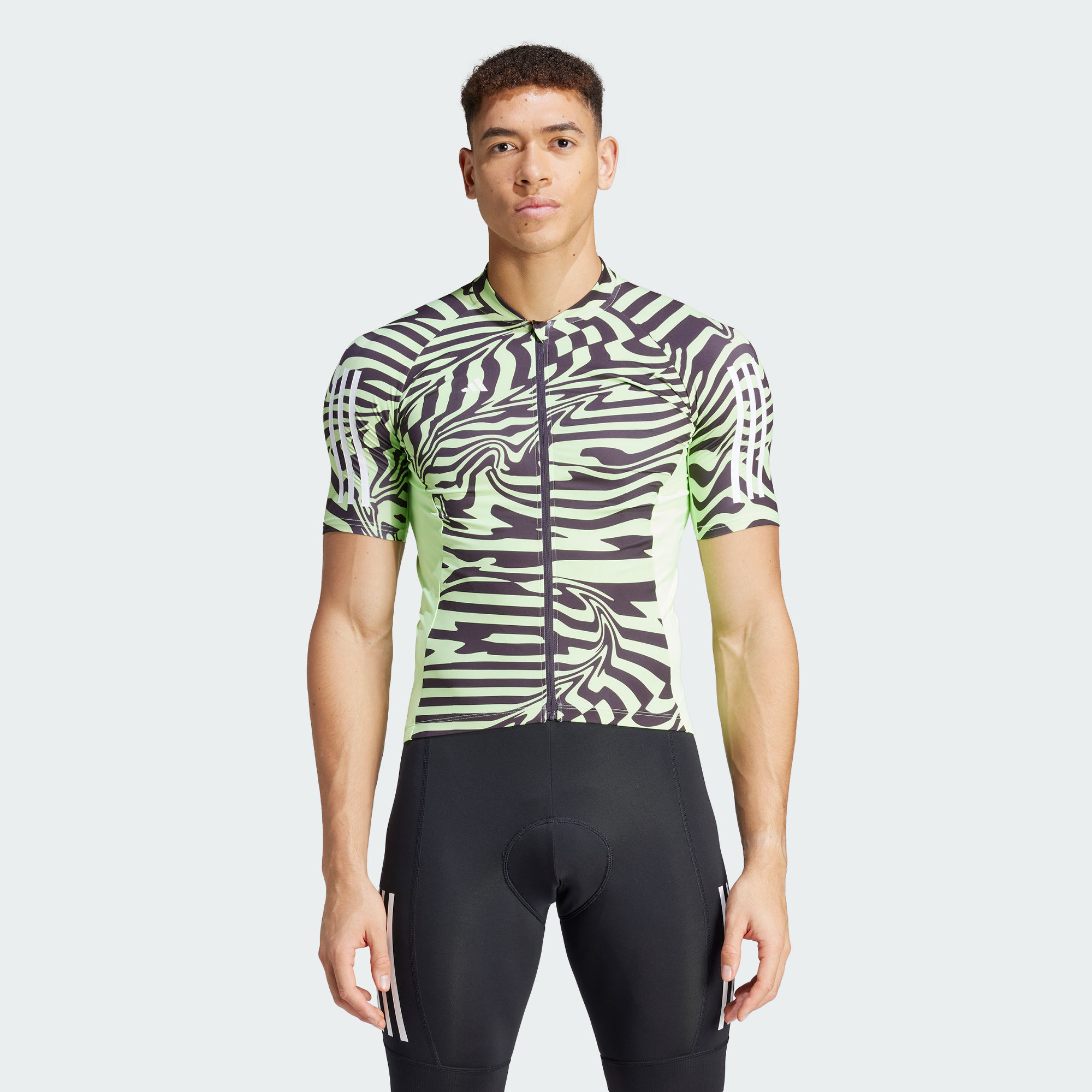 Мужской топ adidas ESSENTIALS FAST ZEBRA CYCLING JERSEY