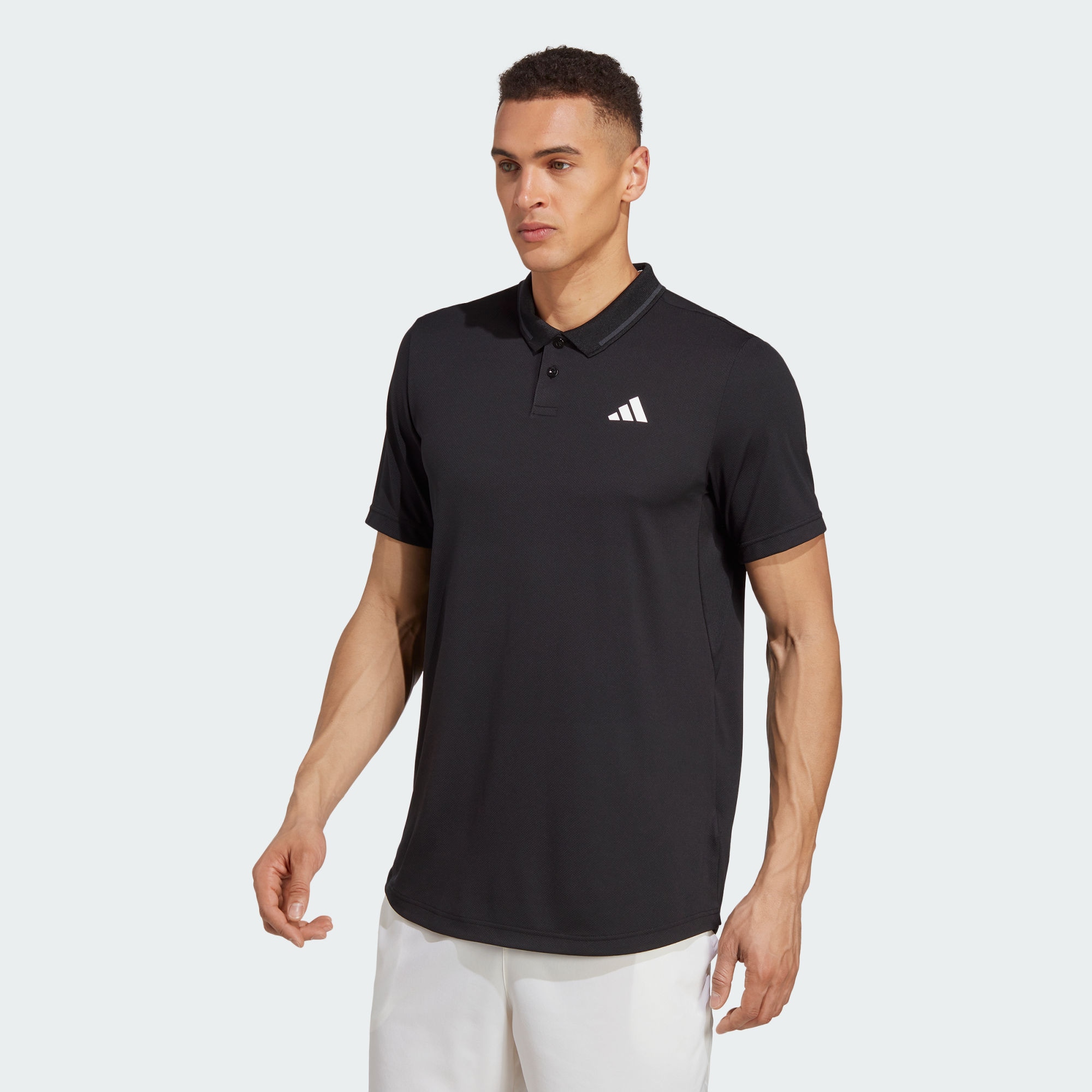 Мужская футболка adidas CLUB TENNIS PIQUÉ POLO SHIRT черная