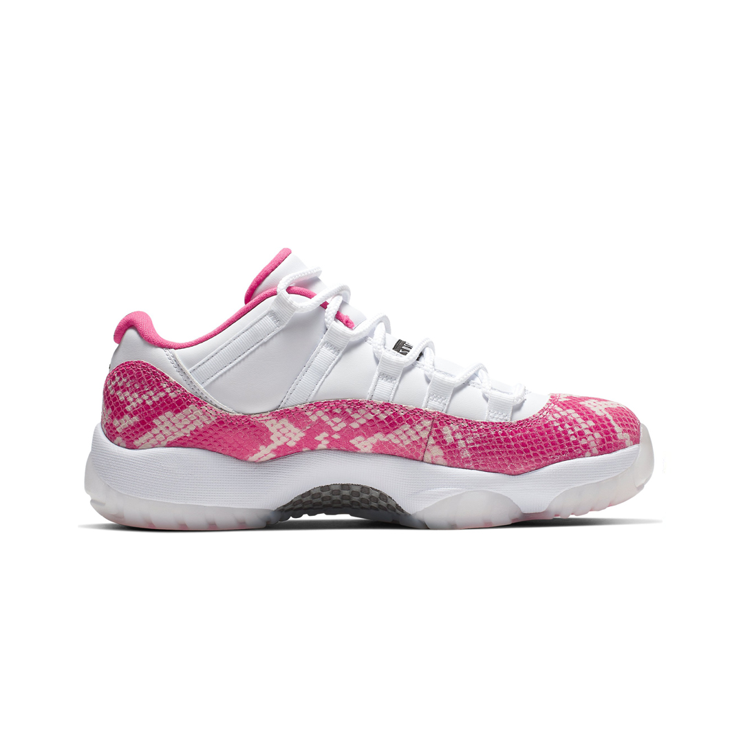 Кроссовки Nike Air Jordan 11 Retro Low Pink Snakeskin