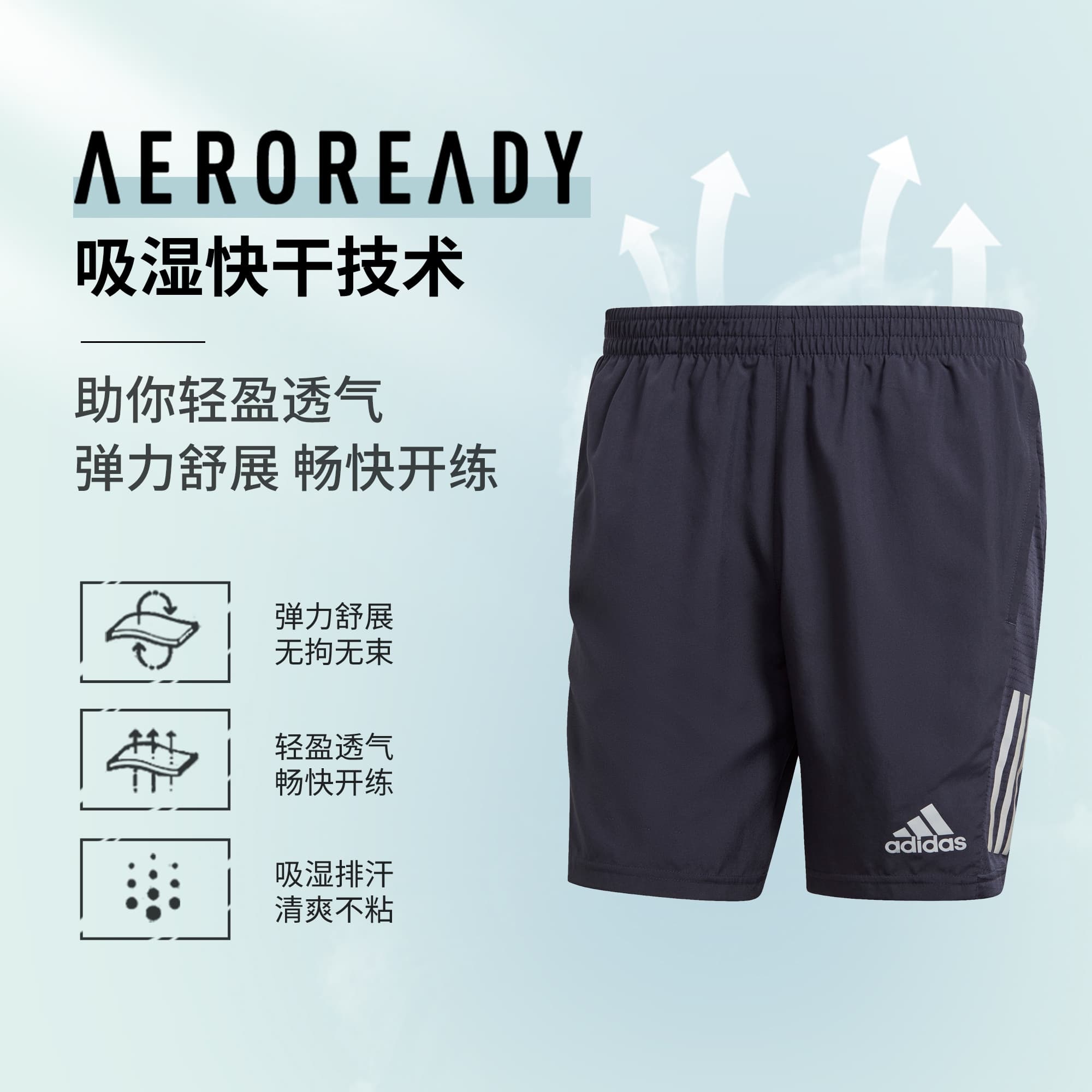 Мужские шорты adidas OWN THE RUN SHORTS HB7455