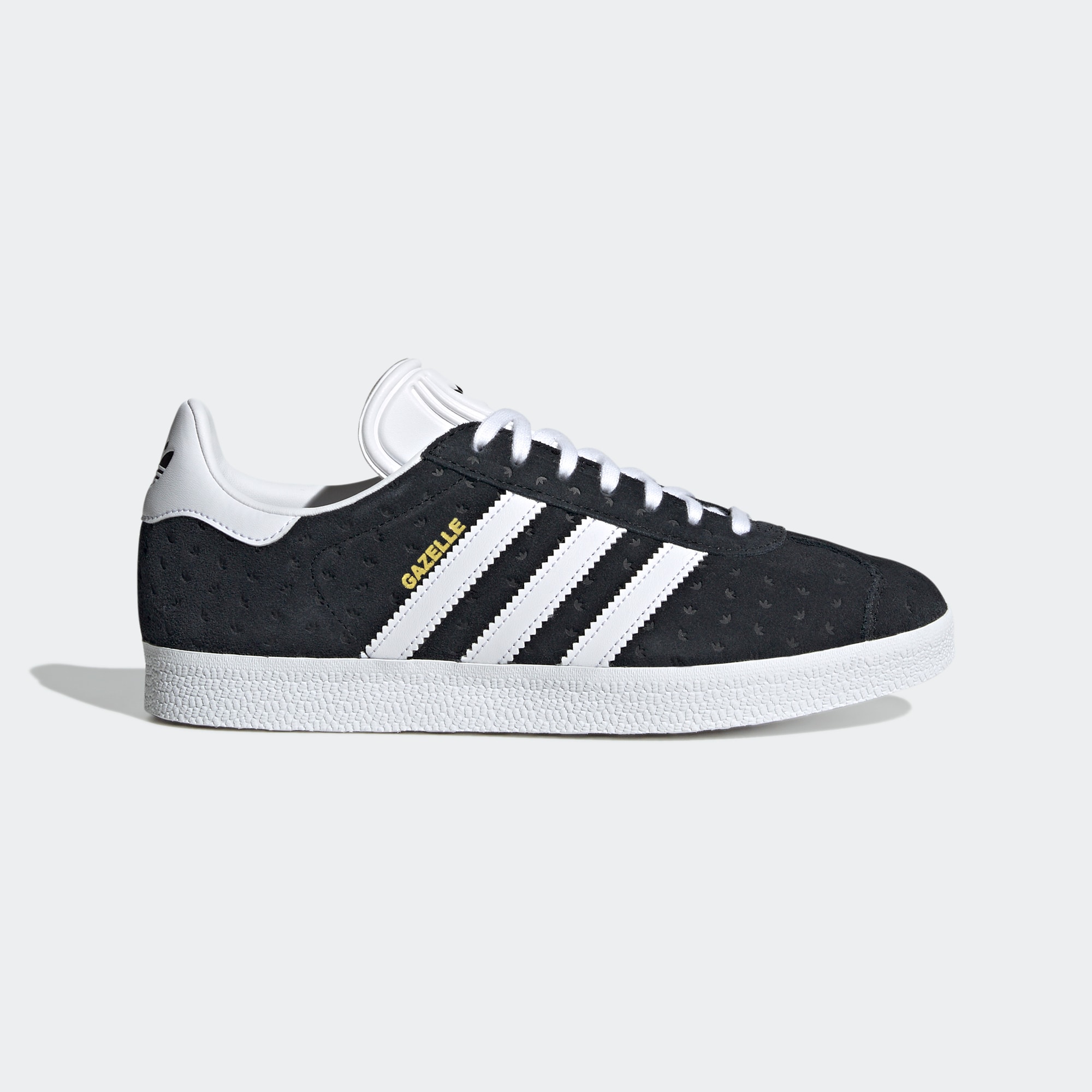 Женские кроссовки adidas GAZELLE SHOES черно-белые