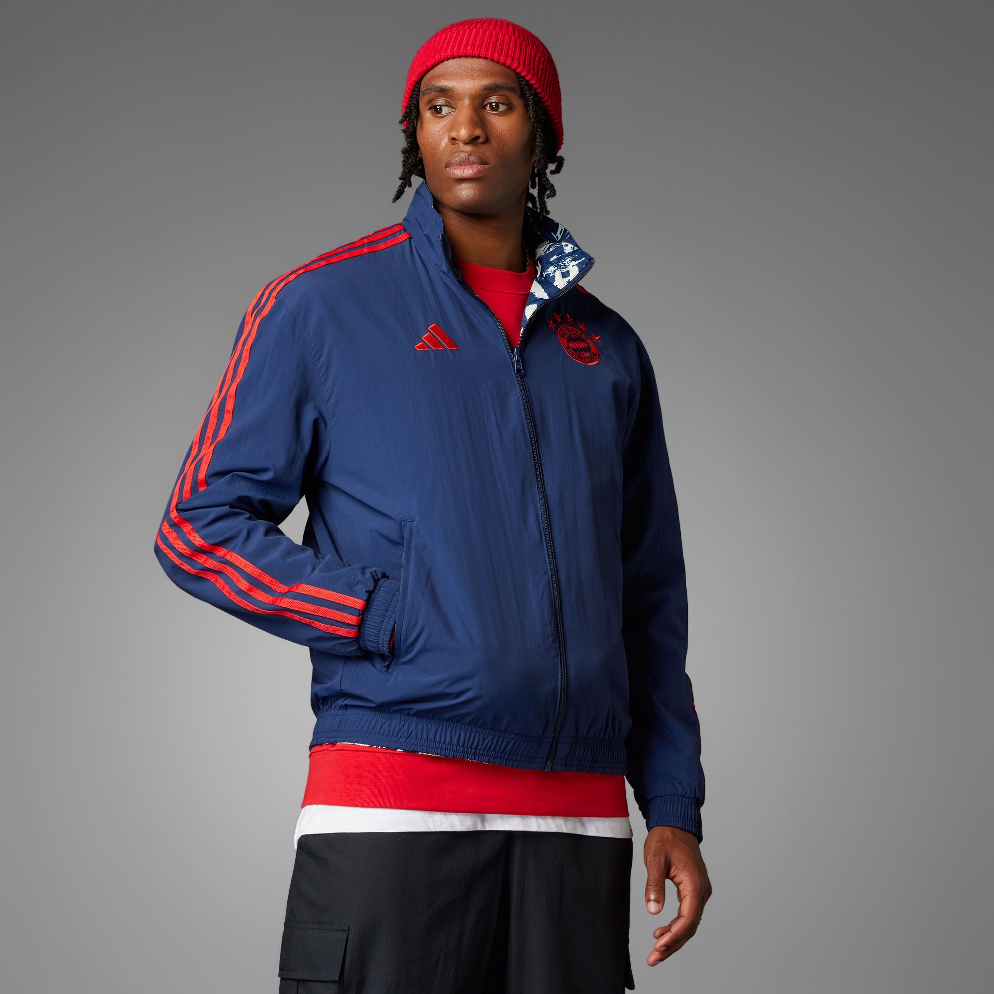 Мужская куртка adidas FC BAYERN ANTHEM JACKET