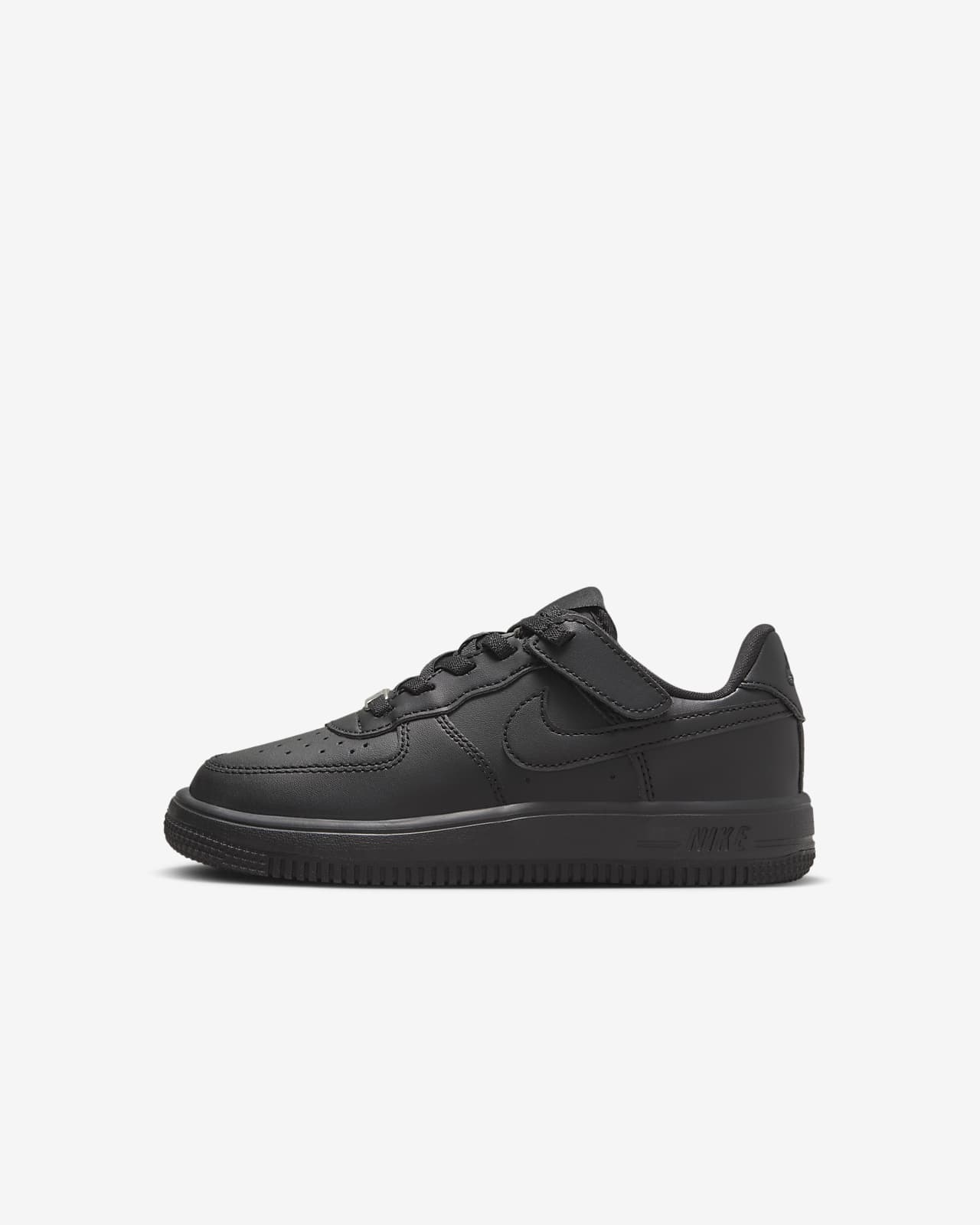 Детские кроссовки Nike Force 1 Low EasyOn (PS) черные