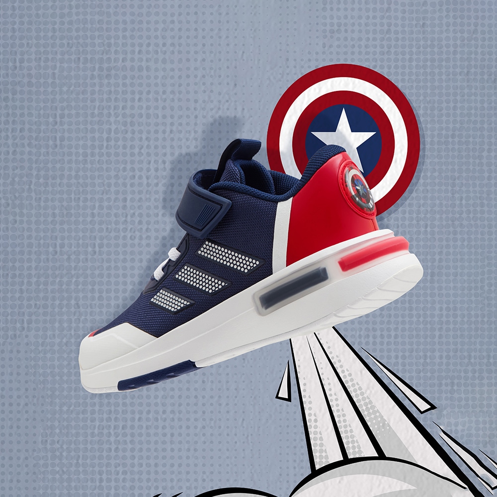 Детские кроссовки adidas MARVEL'S CAPTAIN AMERICA RACER