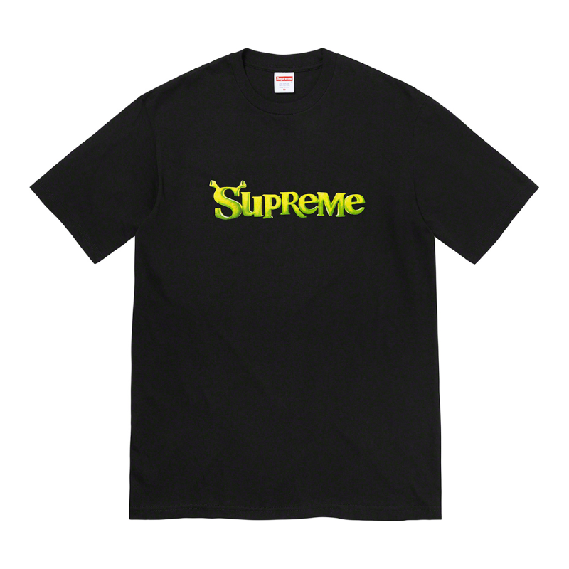 Мужская Футболка Supreme Week 1 Shrek Tee Black