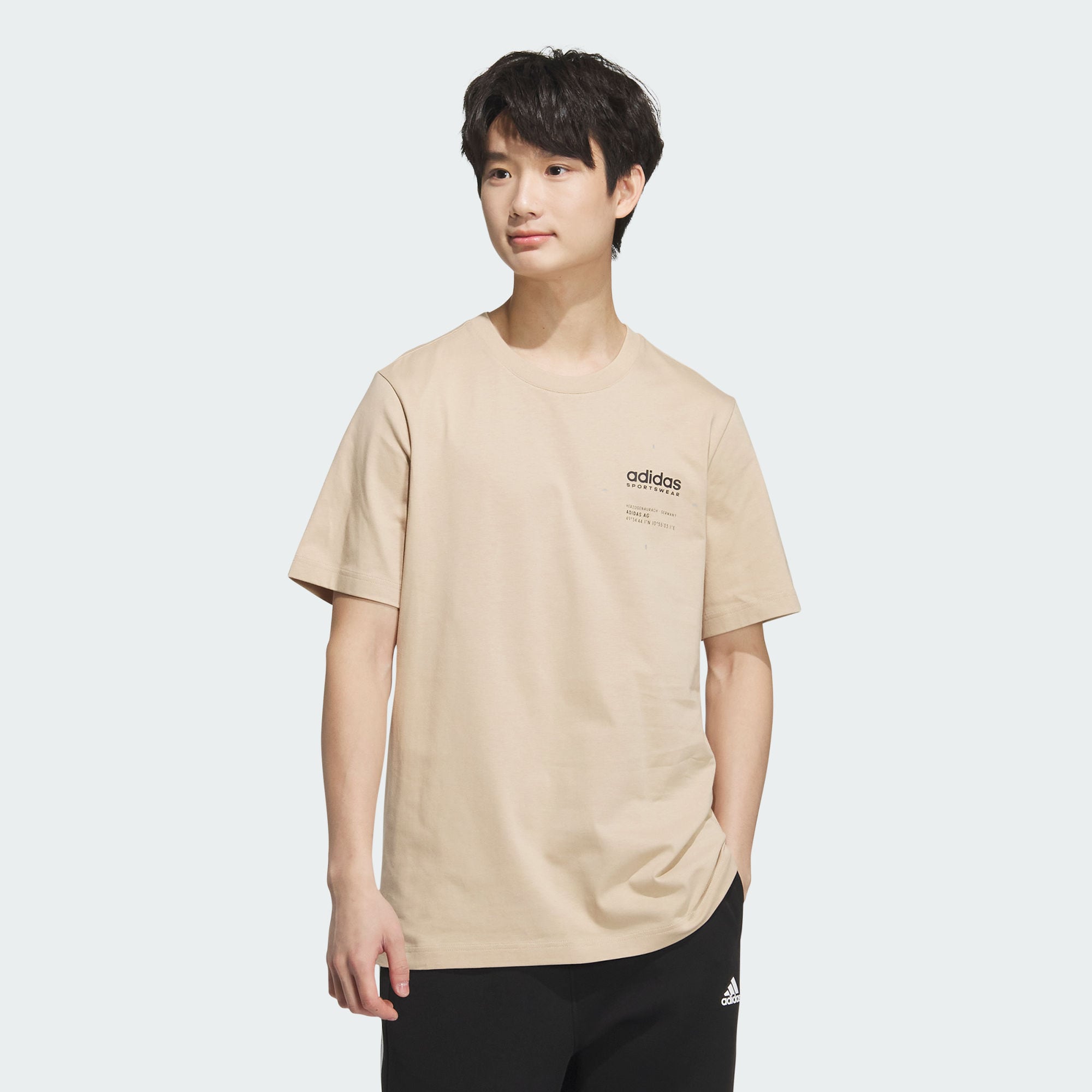 Футболка adidas SMALL LINEAR LOGO TEE JI9077