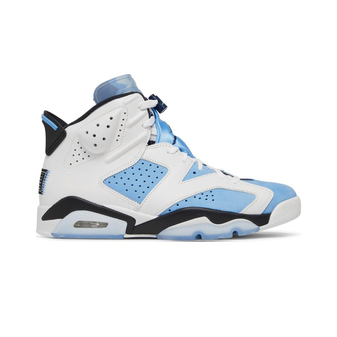 Кроссовки Nike Air Jordan 6 Retro UNC White