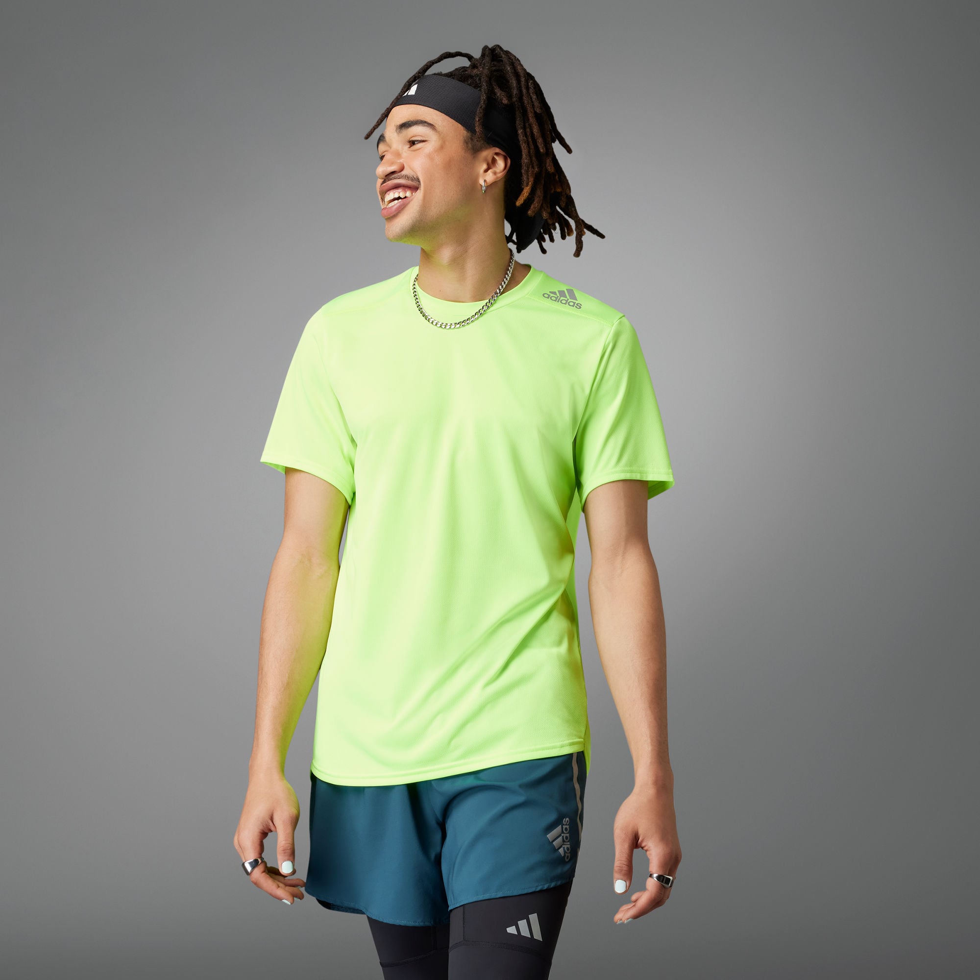 Мужская футболка adidas DESIGNED 4 RUNNING TEE