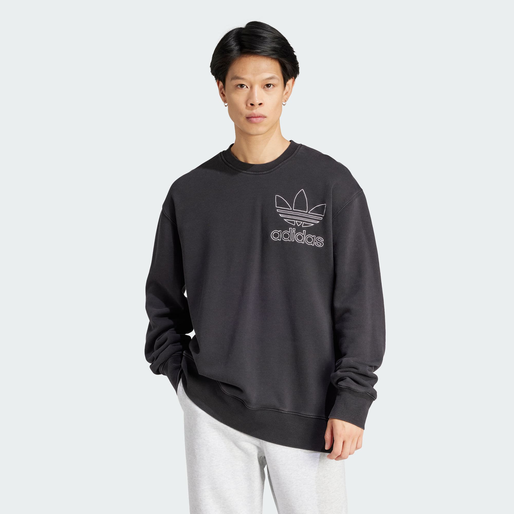 Мужской свитшот adidas ADICOLOR OUTLINE SWEATSHIRT черный