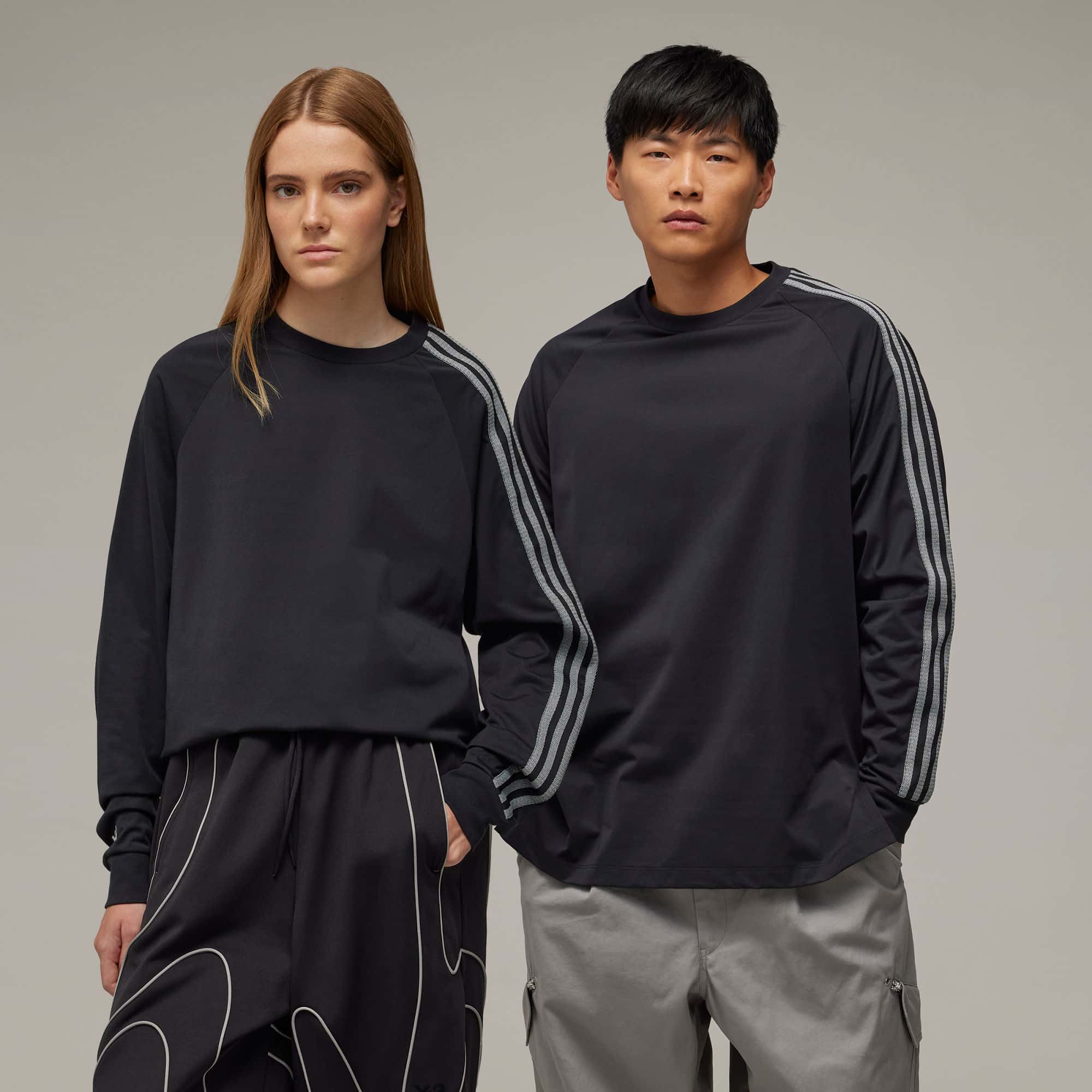 Мужская футболка adidas 3-STRIPES LONG SLEEVE TEE