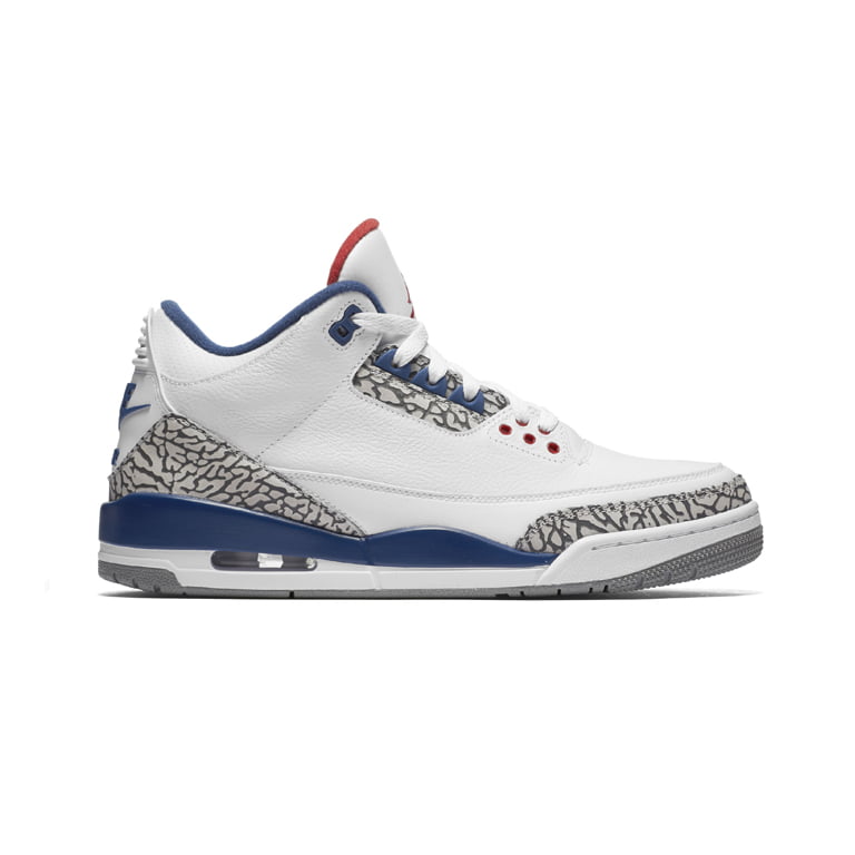 Кроссовки Nike Air Jordan 3 Retro True Blue (2016)