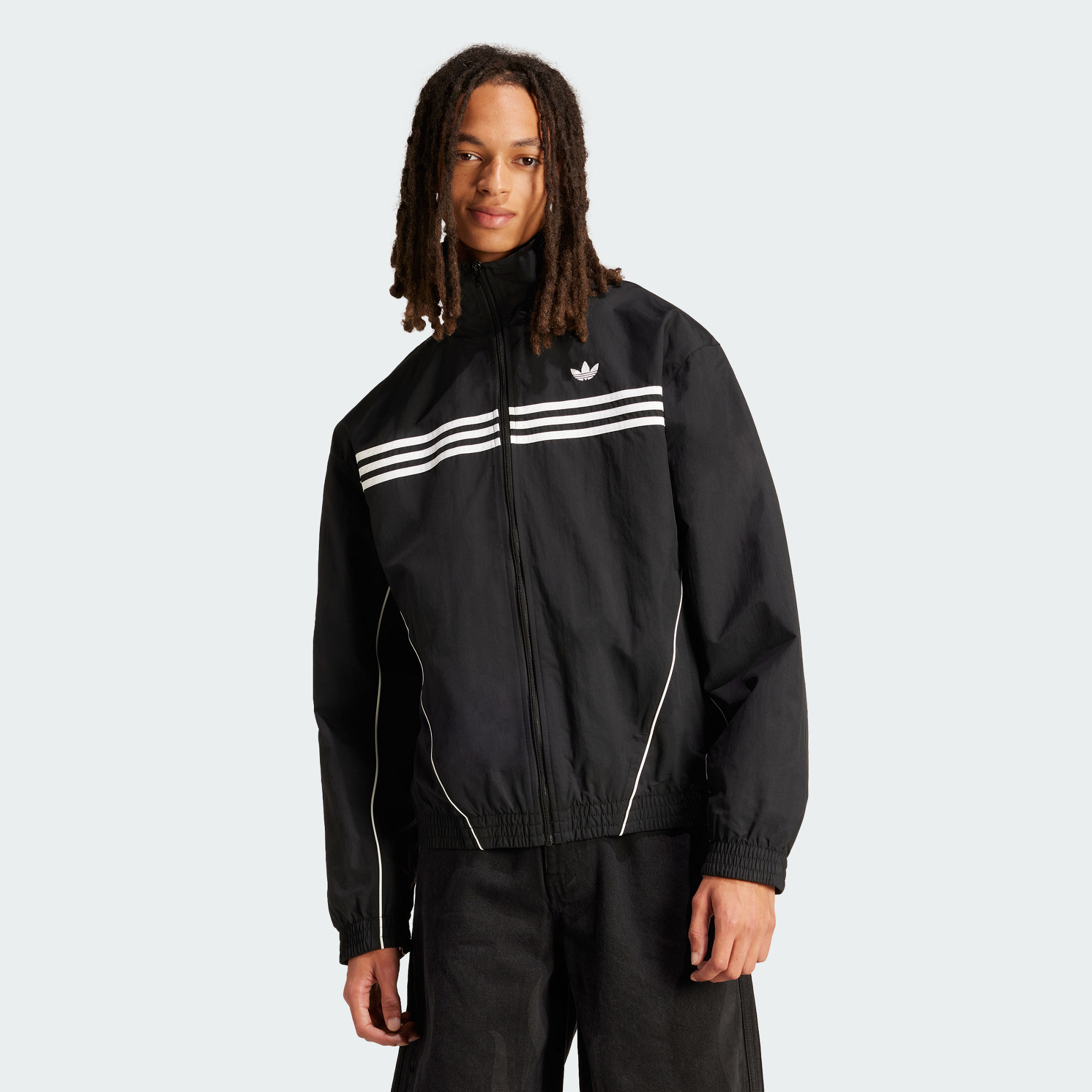 Мужская куртка adidas FLAMES JACKET черная