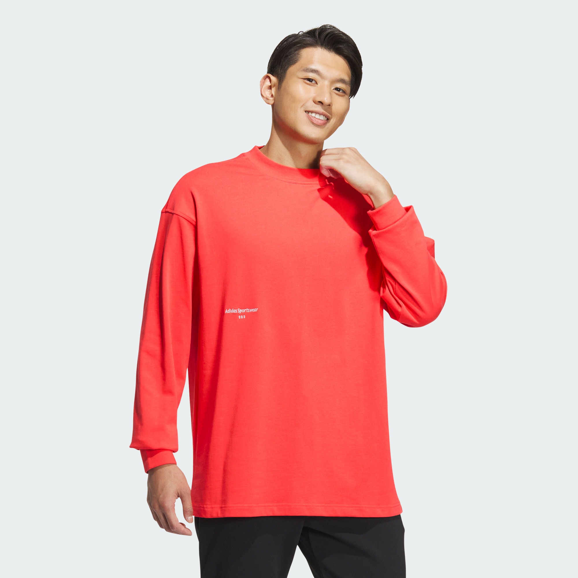 Мужская футболка adidas SMALL LOGO LONG SLEEVE TEE