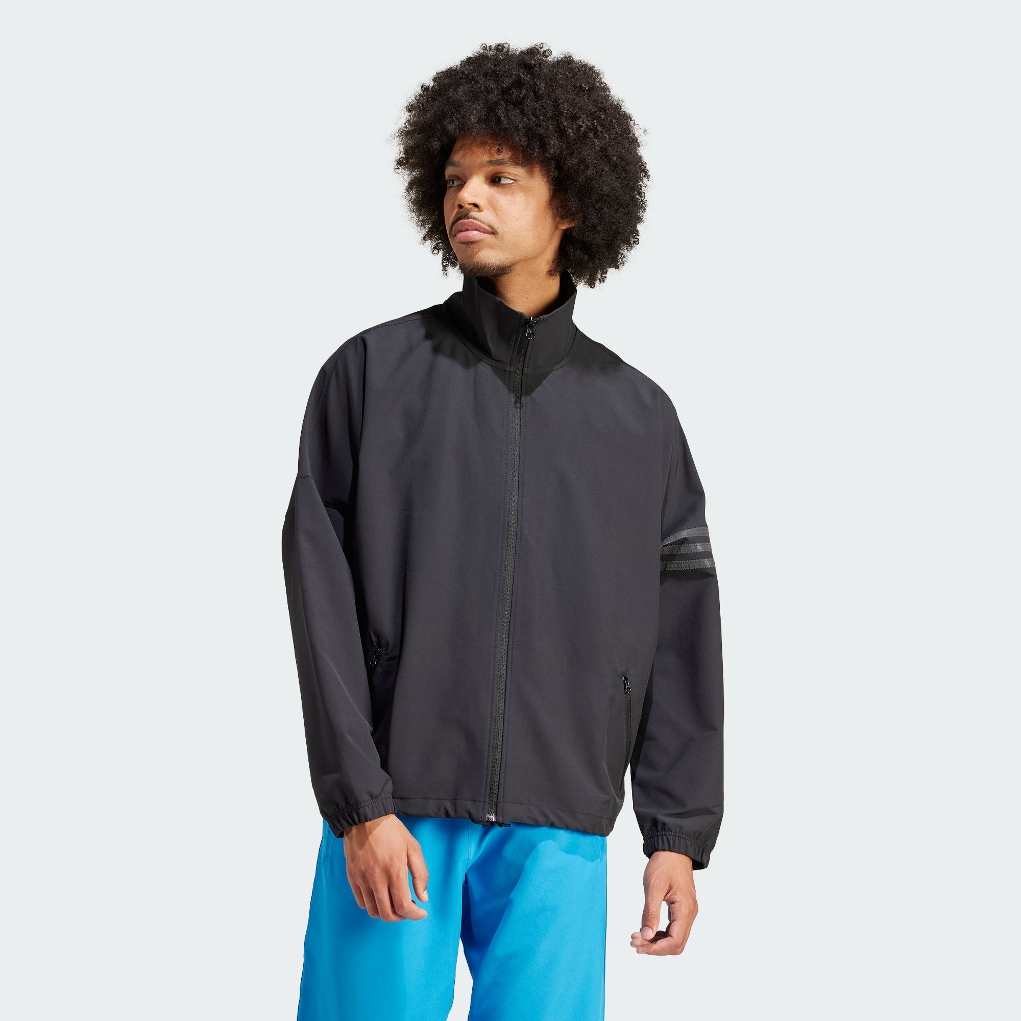 Мужская куртка adidas STREET NEUCLASSICS TRACK TOP черная