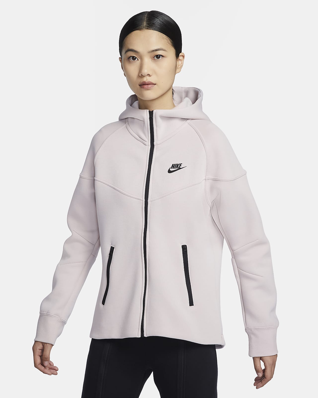 Женская толстовка Nike Sportswear Tech Fleece Windrunner черная