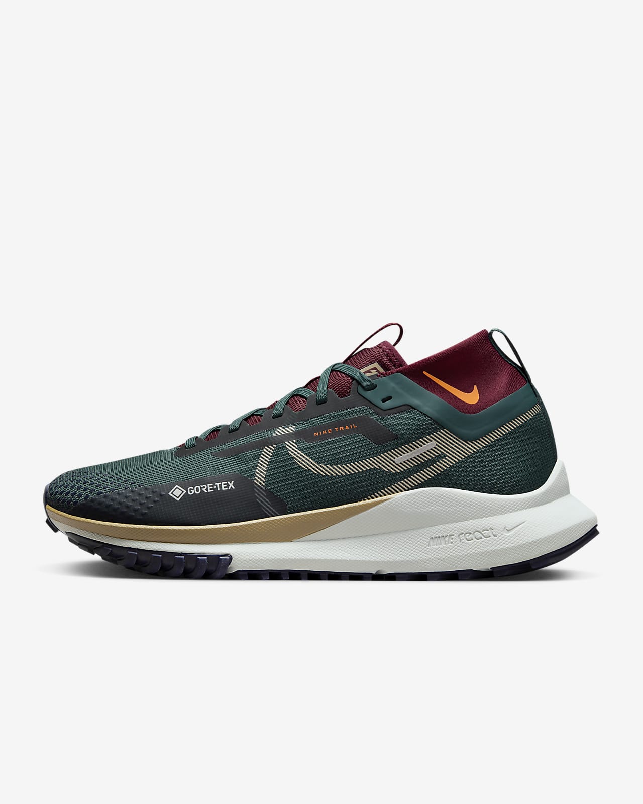 Мужские кроссовки Nike Pegasus Trail 4 GORE-TEX зеленые