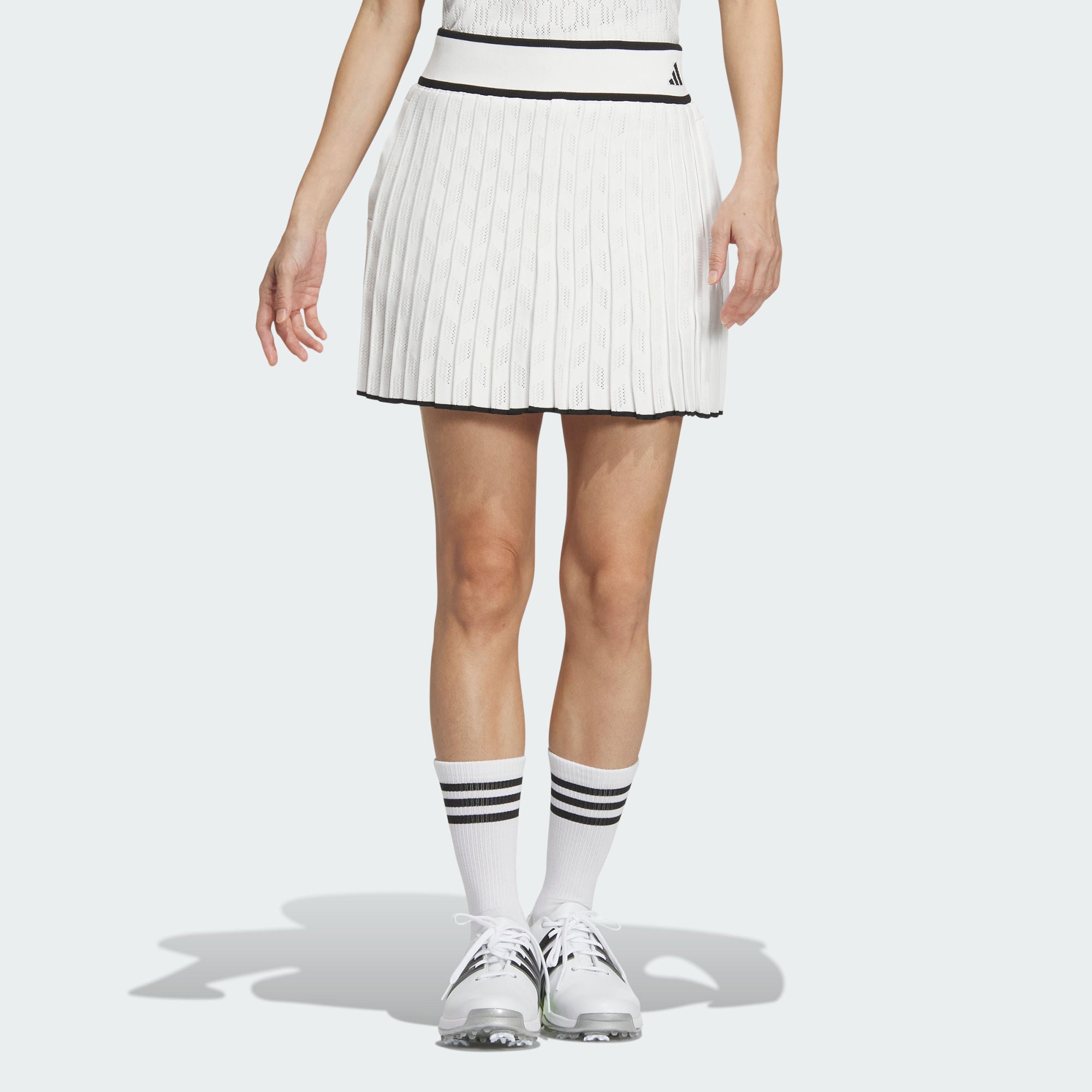 Женская юбка adidas PRIMEKNIT PLEATED SKIRT белая