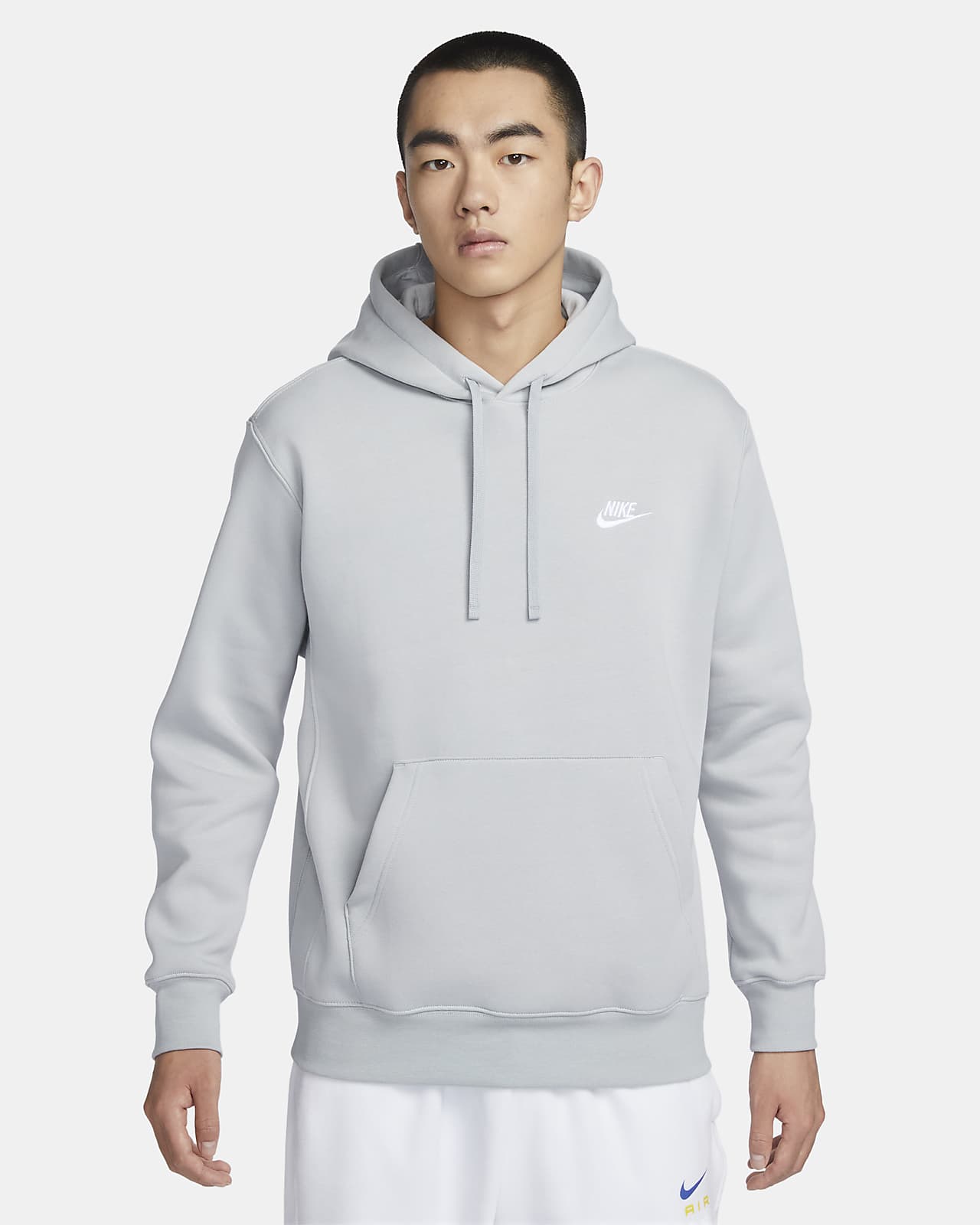 Мужская толстовка Nike Sportswear Club Fleece белая