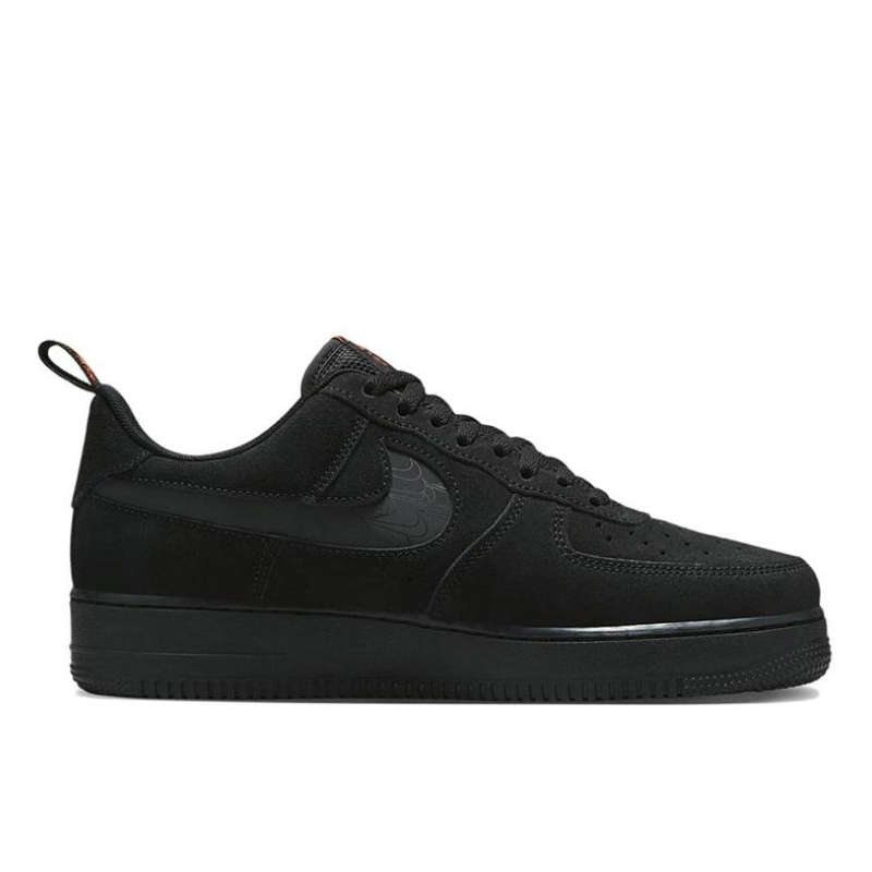 Мужские кроссовки Nike Air Force 1 Low ’07 LV8 Reflective Swoosh Black Crimson