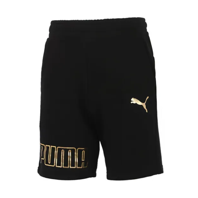 Мужские шорты Puma Rise Training Shorts Logo Gold