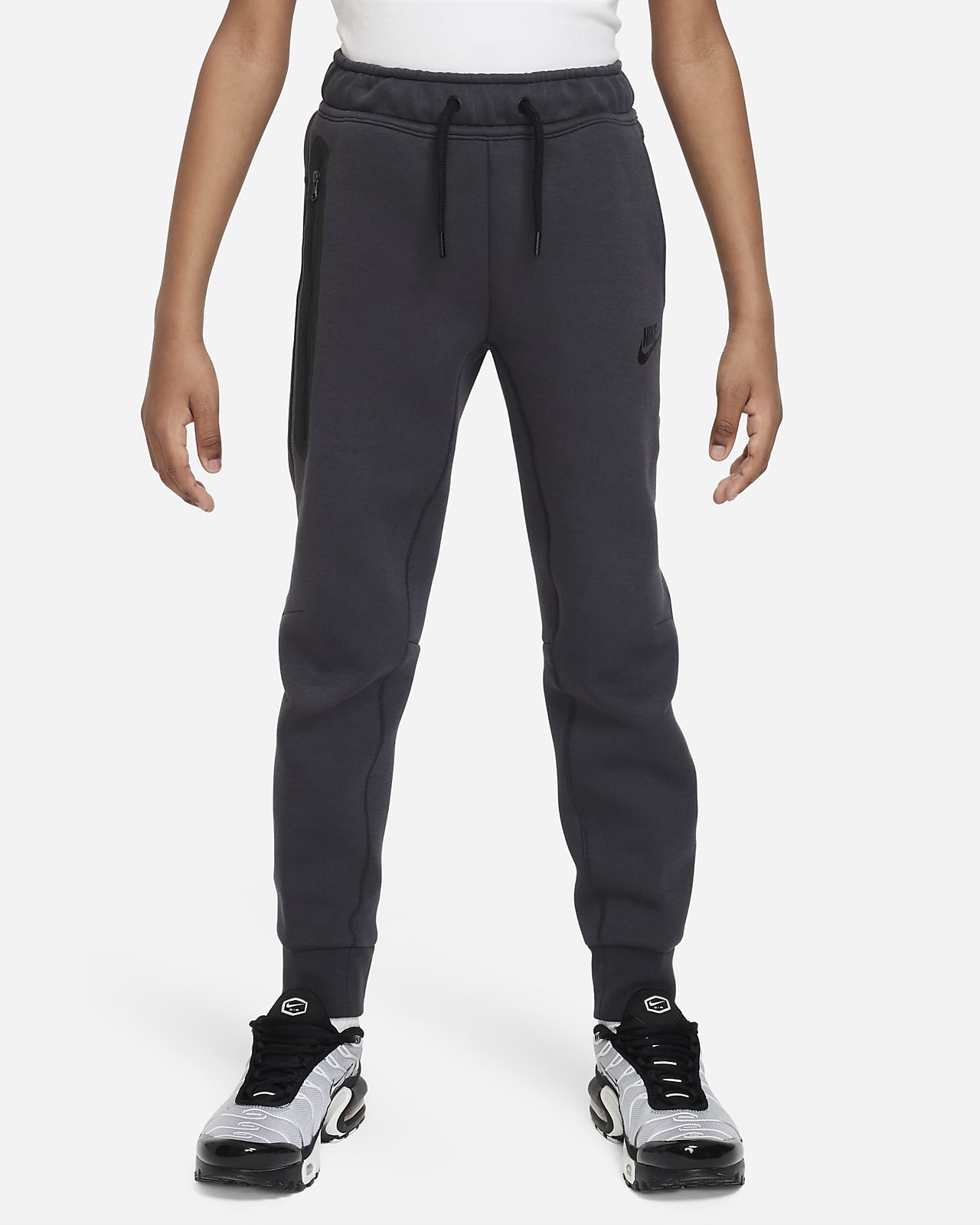 Детские брюки Nike Sportswear Tech Fleece черные