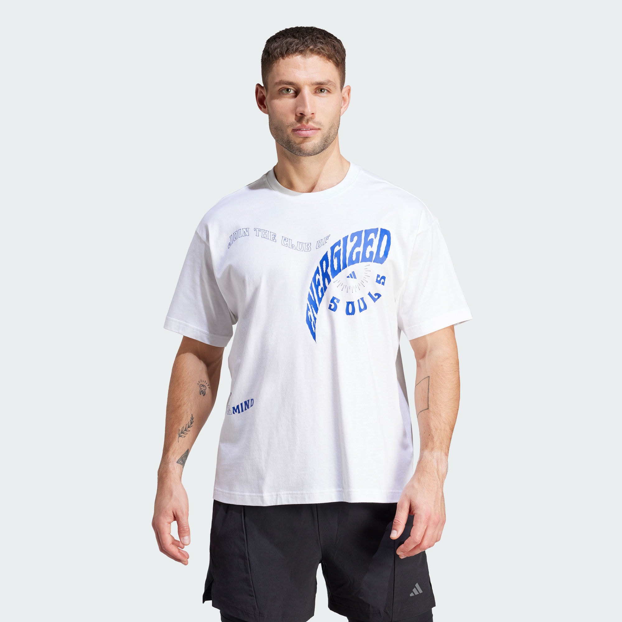 Футболка adidas YOGA GRAPHIC TEE белая