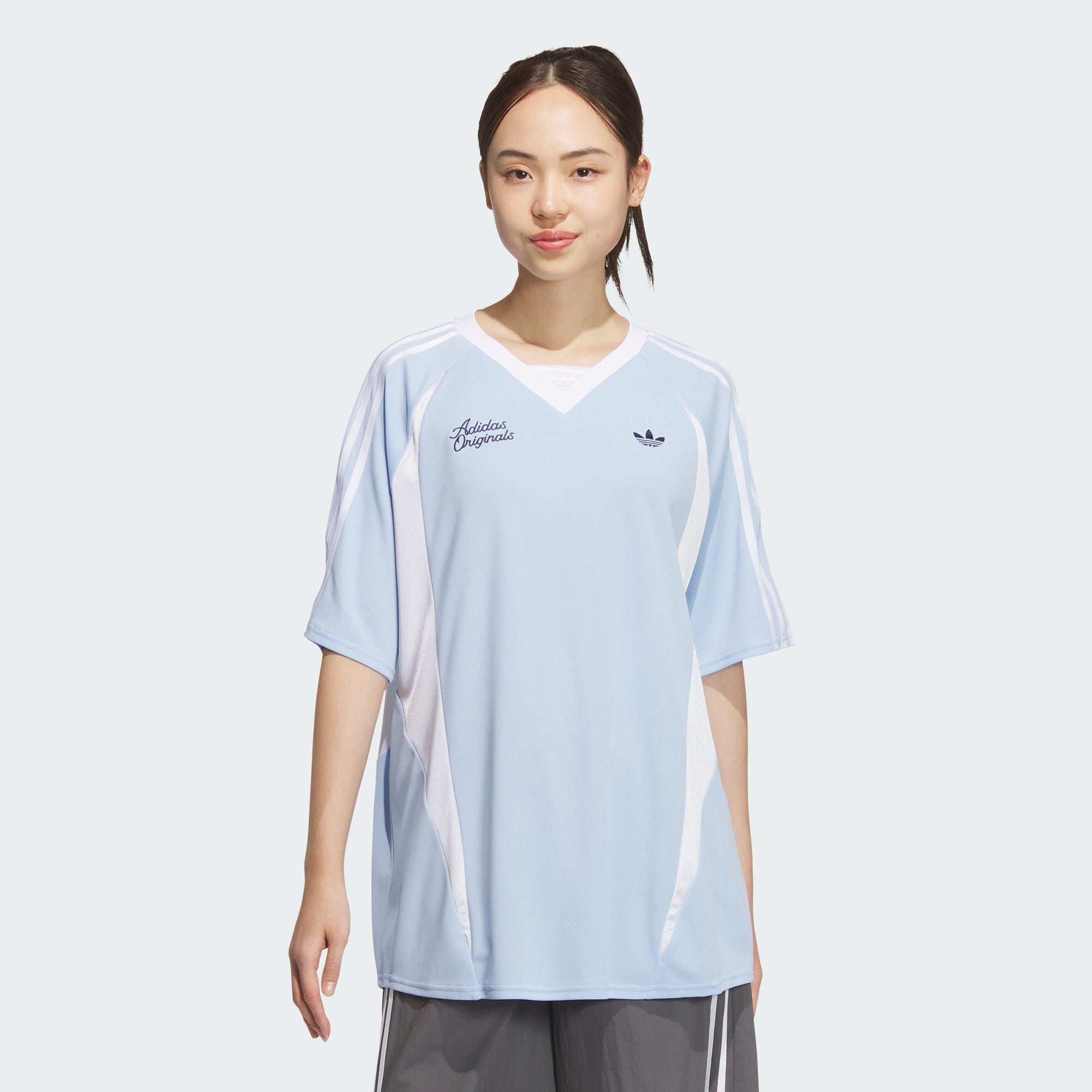 Женская футболка adidas OVERSIZED JERSEY SHORT SLEEVE JERSEY JD1133