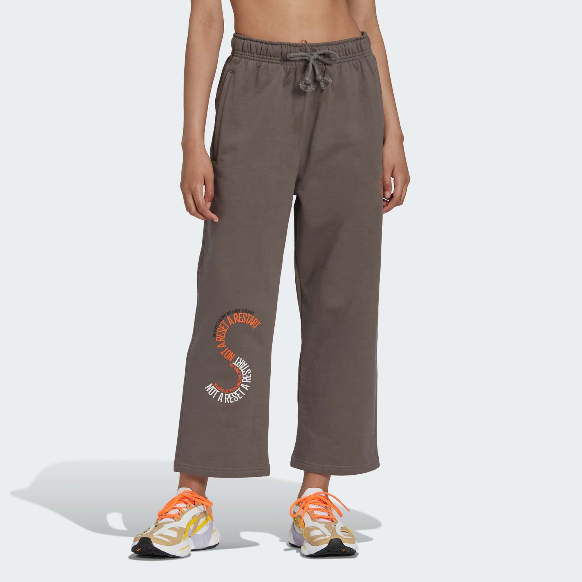 Женские брюки adidas CROPPED SWEAT PANTS