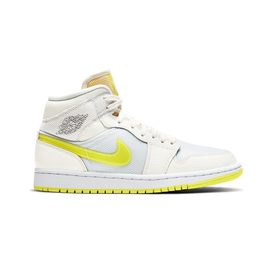 Кроссовки Nike Air Jordan 1 Mid SE WMNS Voltage Yellow