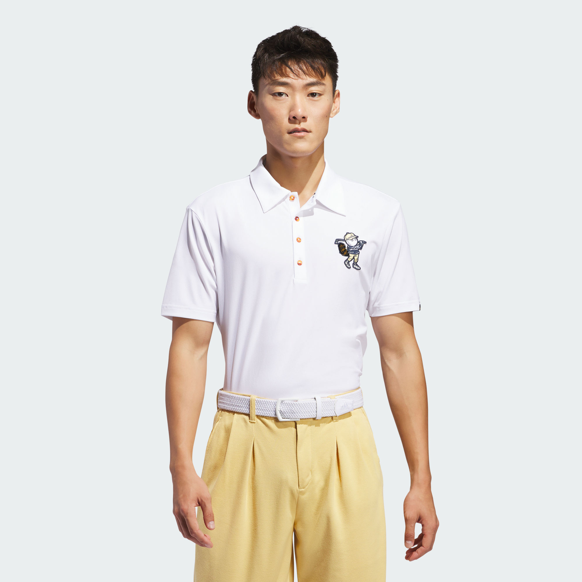 Мужская футболка adidas MALBON POLO SHIRT белая