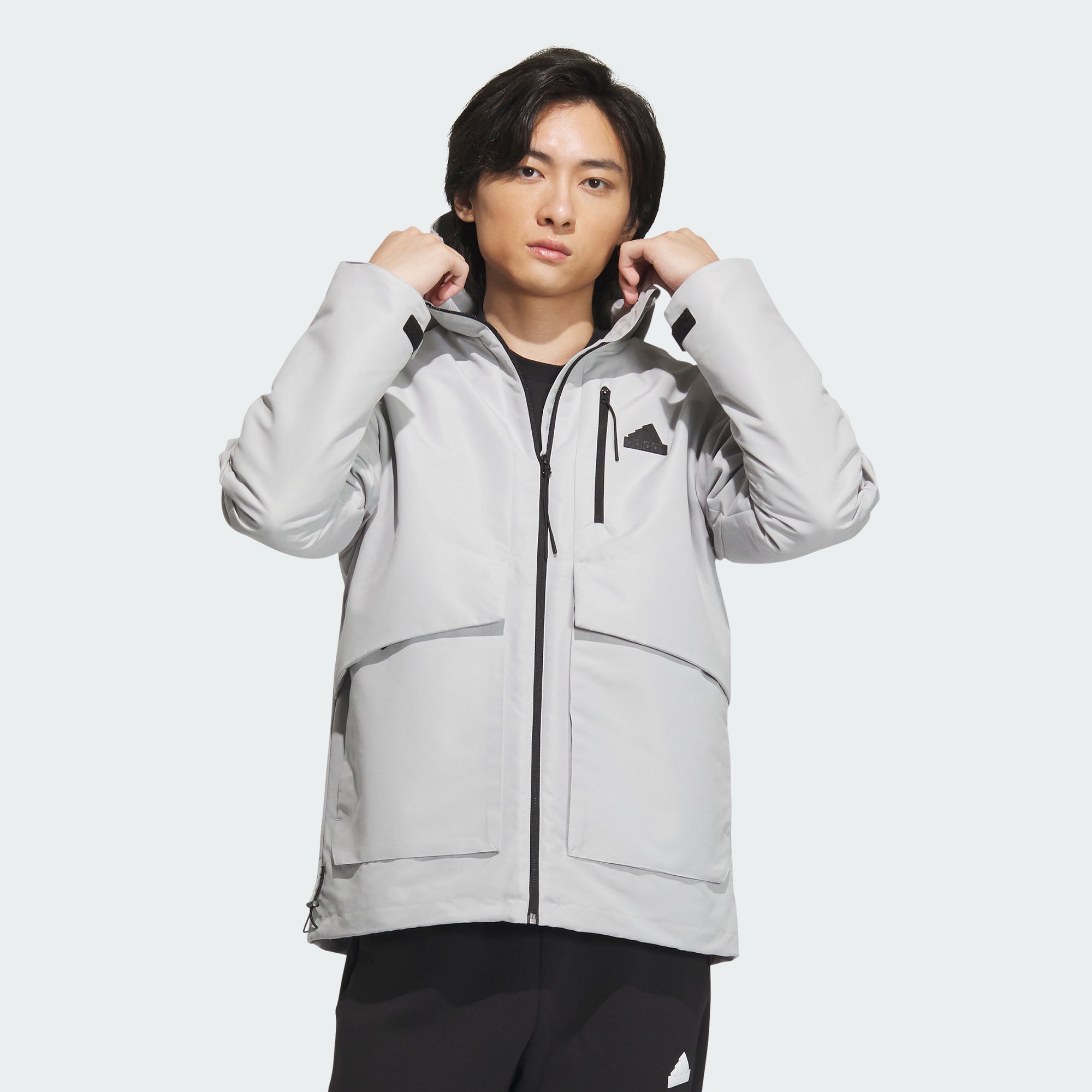 Мужской свитшот adidas WIND.RDY CITY ESCAPE JACKET серый